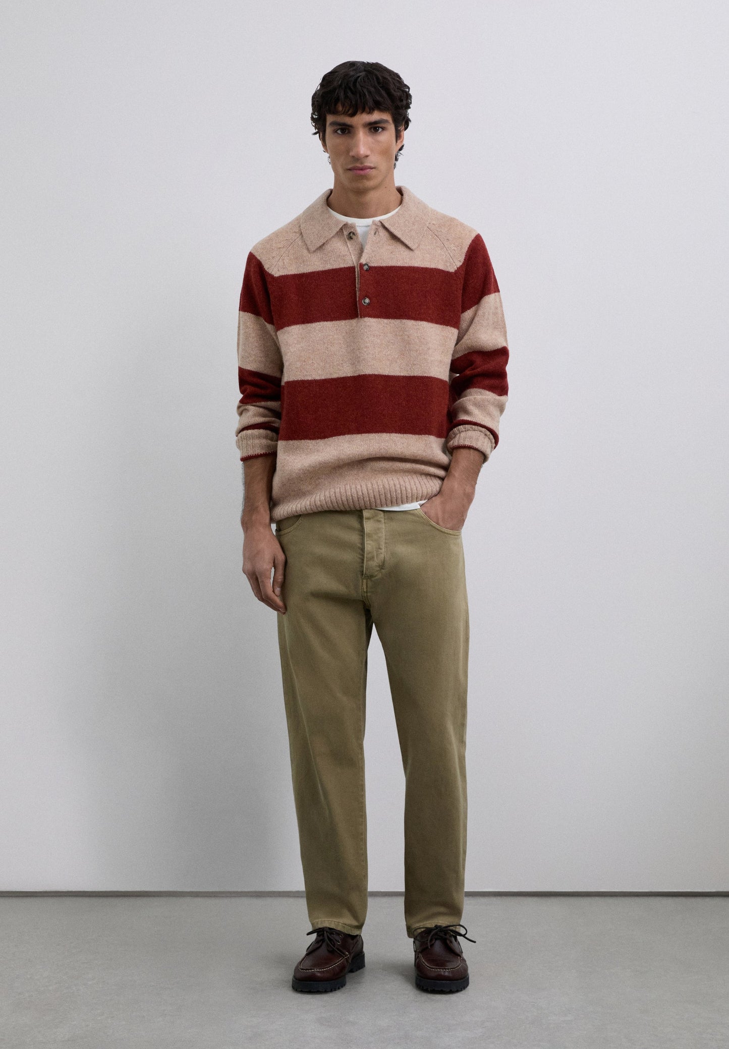 SCSTRIPES POLO TRICOT