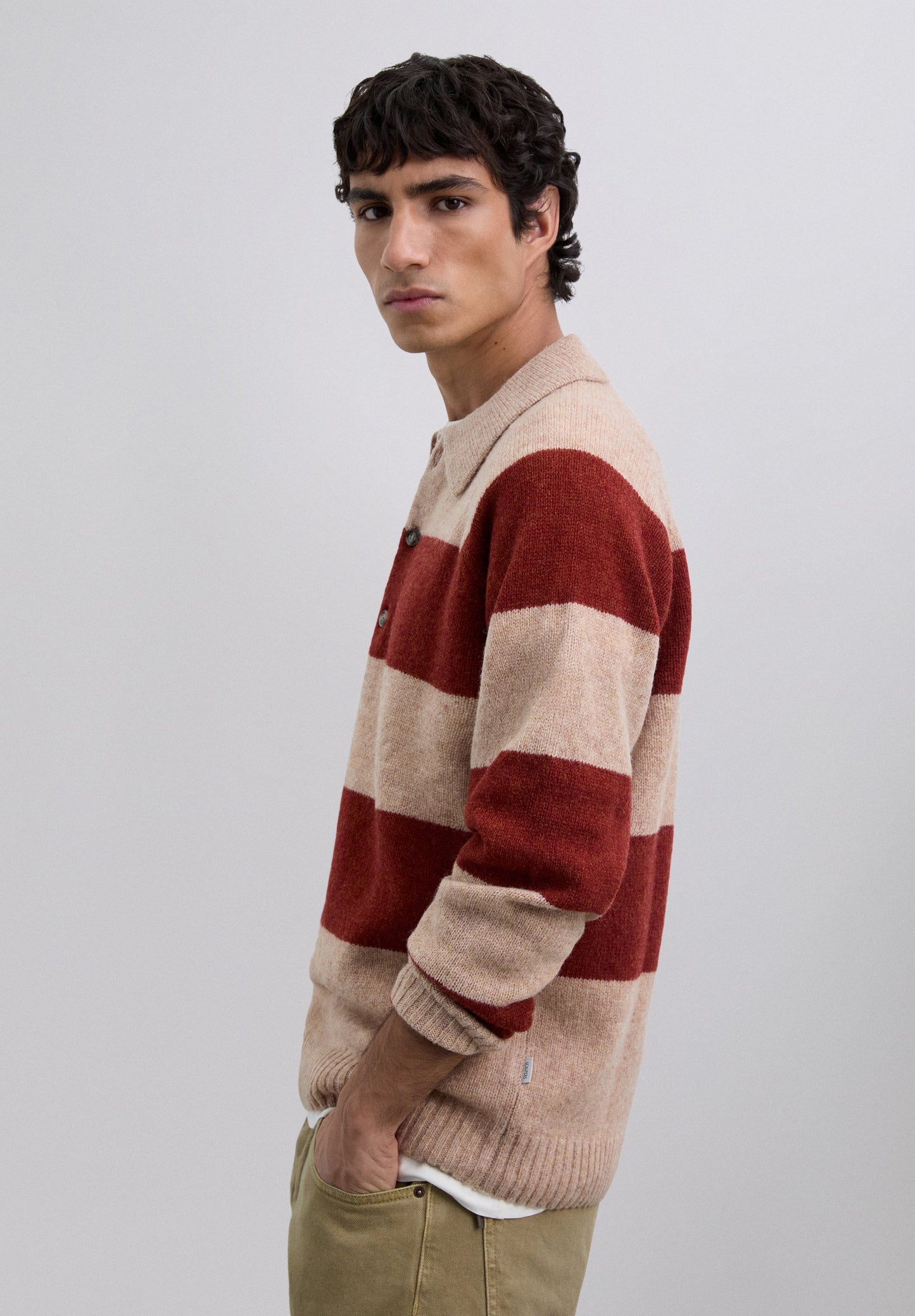 SCSTRIPES POLO TRICOT