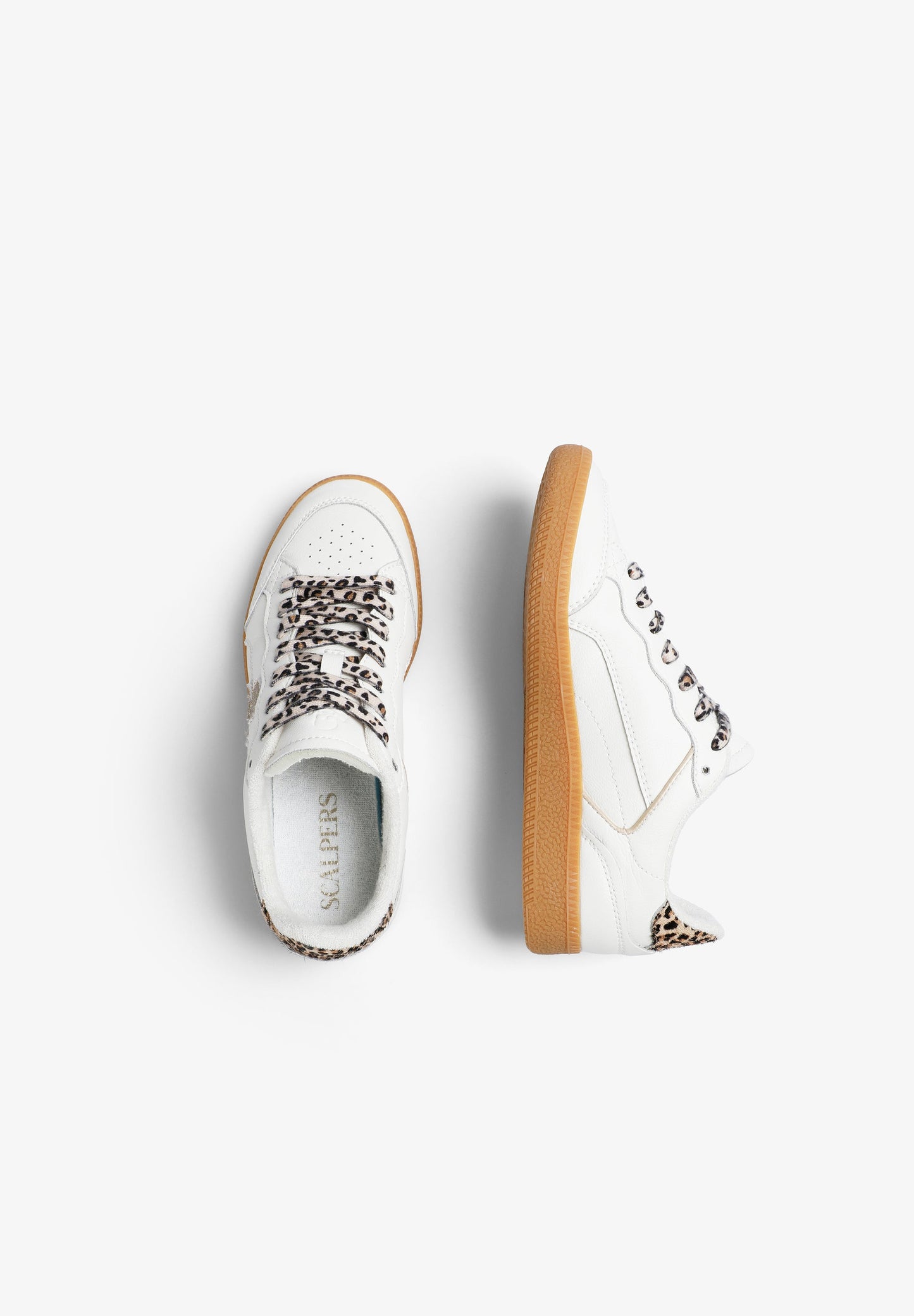 ANIMAL PRINT SNEAKERS WITH CONTRAST SOLES