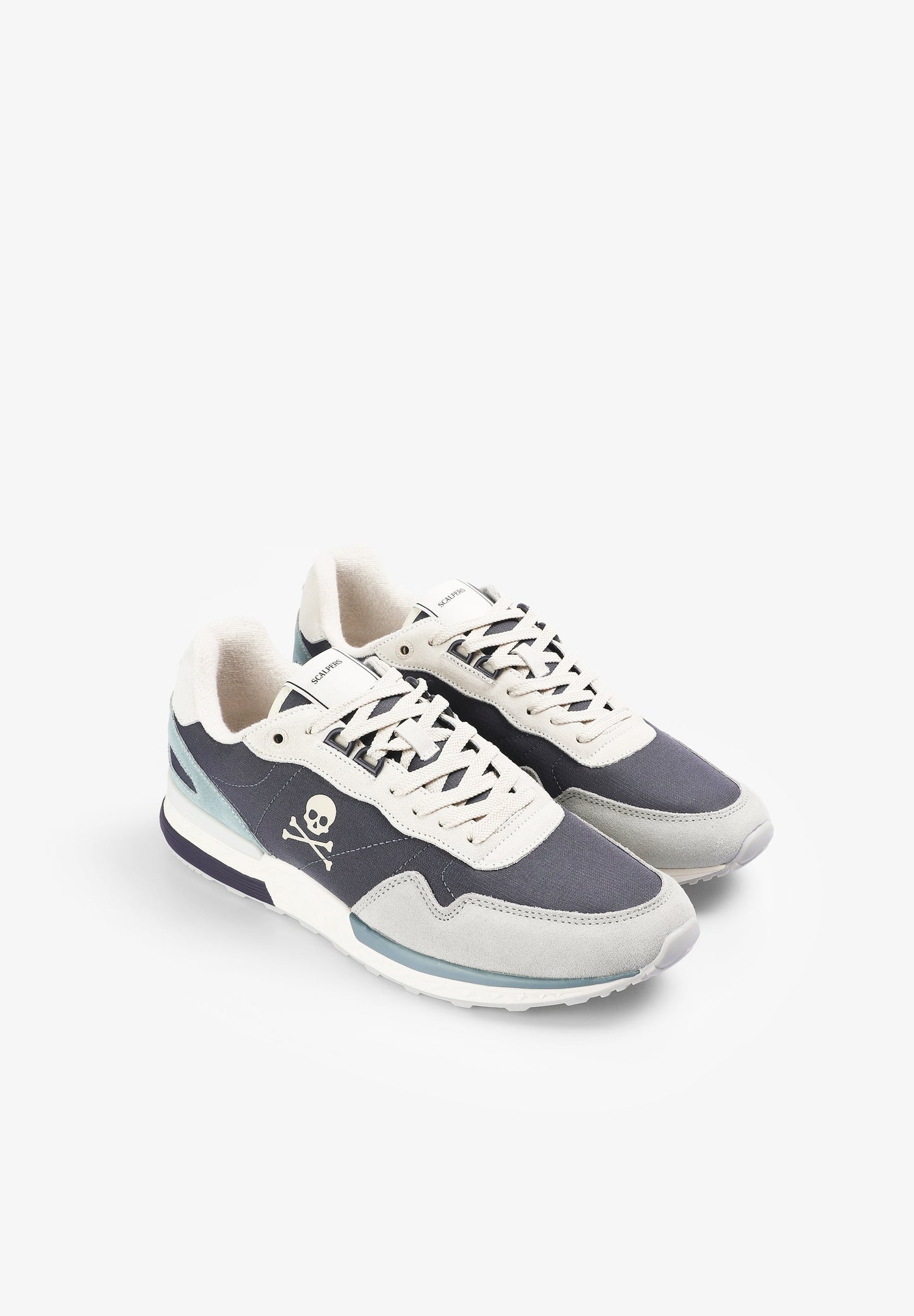 SUEDE SNEAKERS WITH SKULL