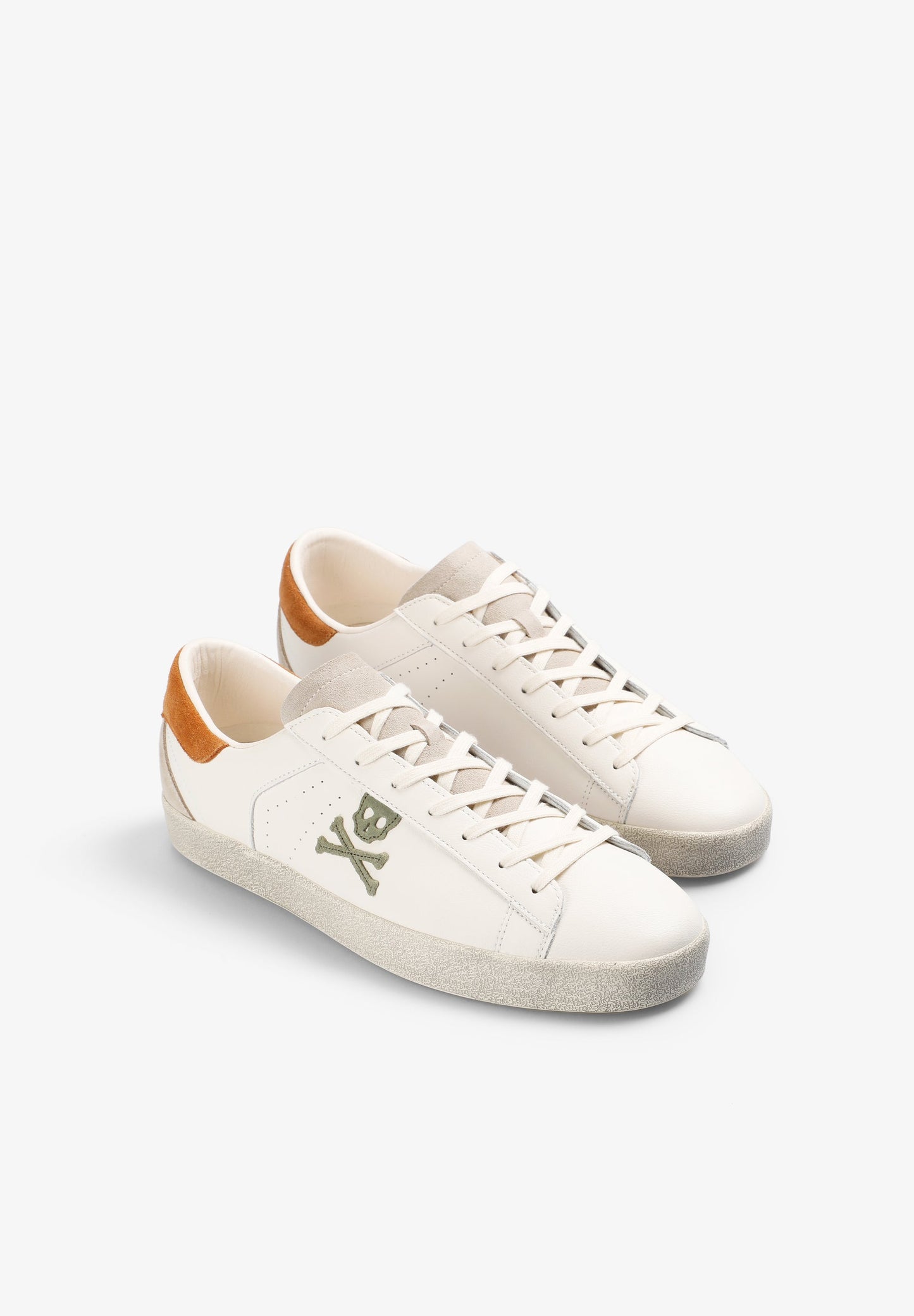 LEATHER SKULL SNEAKERS