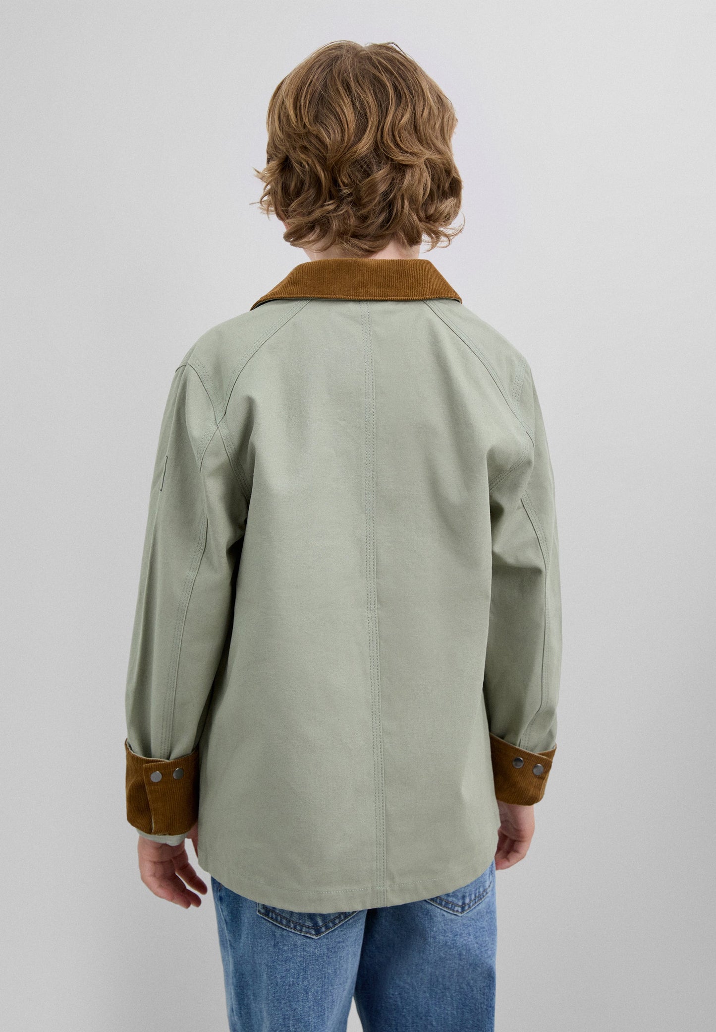 JACKET WITH SHIRT COLLAR