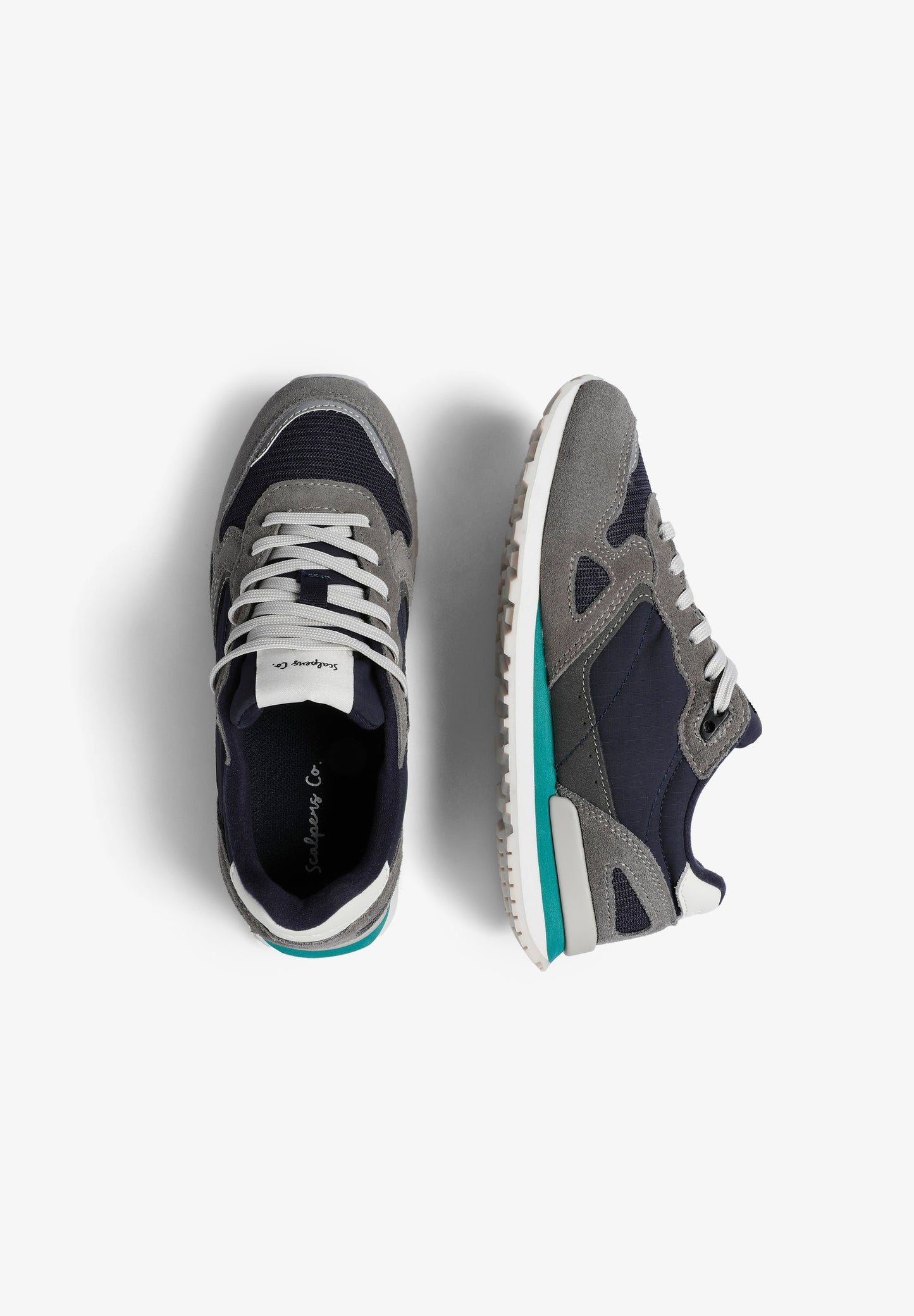 LEATHER SNEAKERS WITH SIDE SKULL