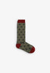 LONG SKULL PRINT SOCKS