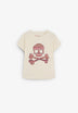T-SHIRT WITH SKULL PRINT