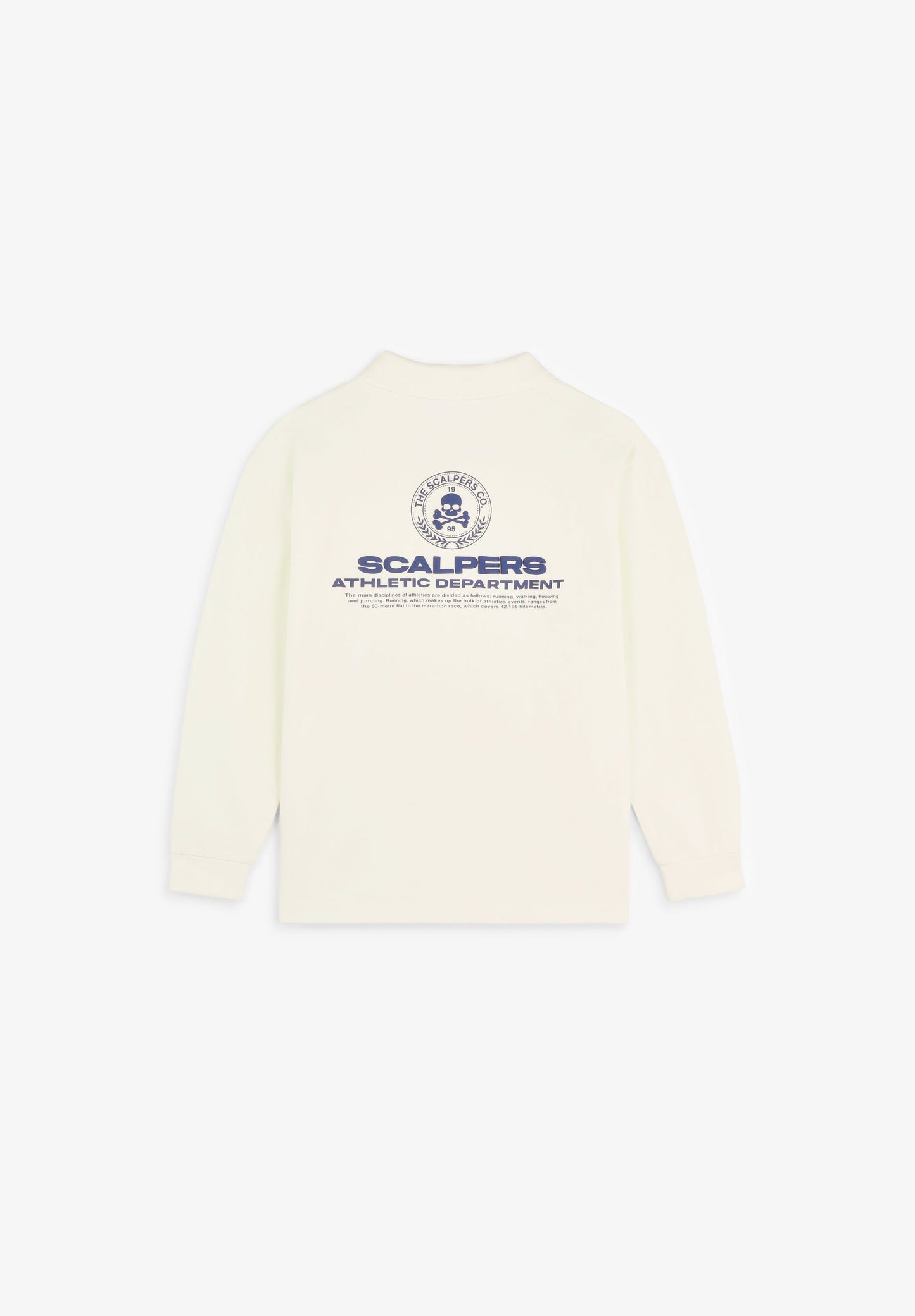 LONG SLEEVE PRINTED POLO SHIRT