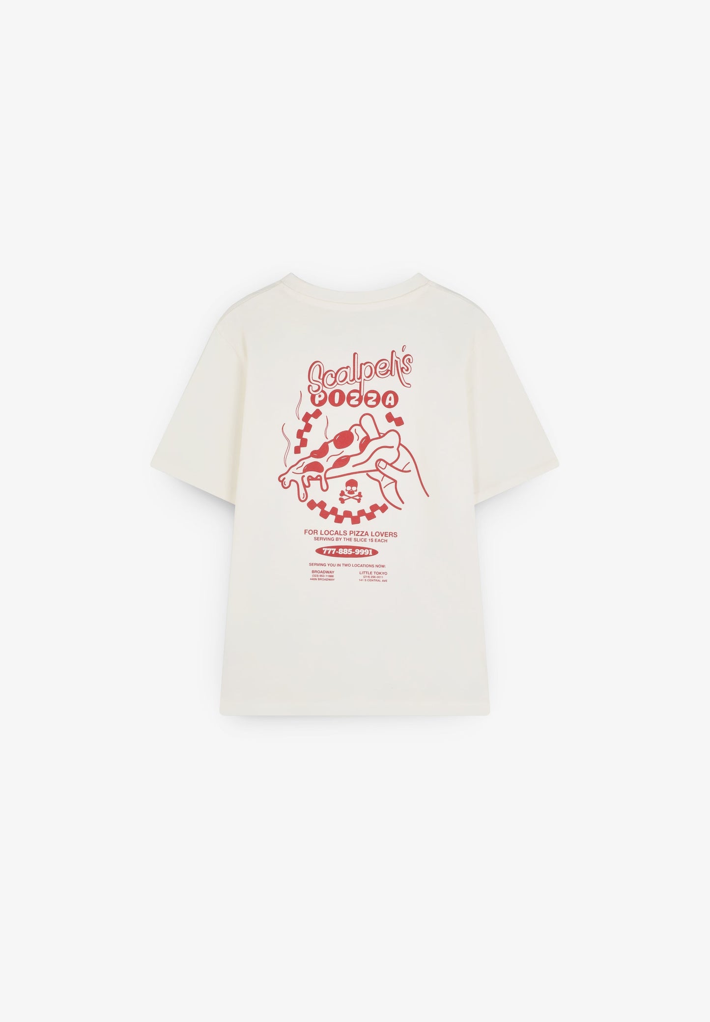 PIZZA PRINT T-SHIRT
