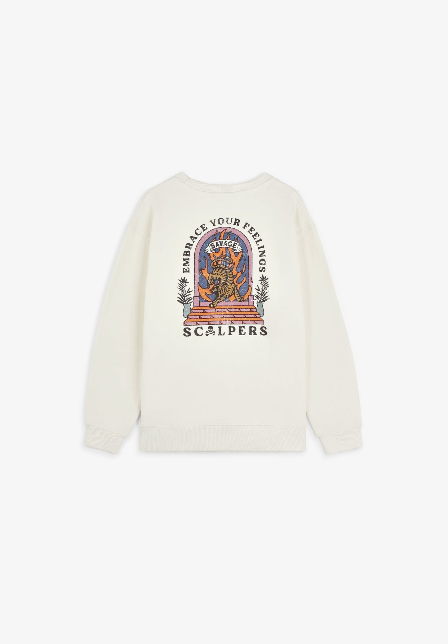 PRINT SKULL HOODIE