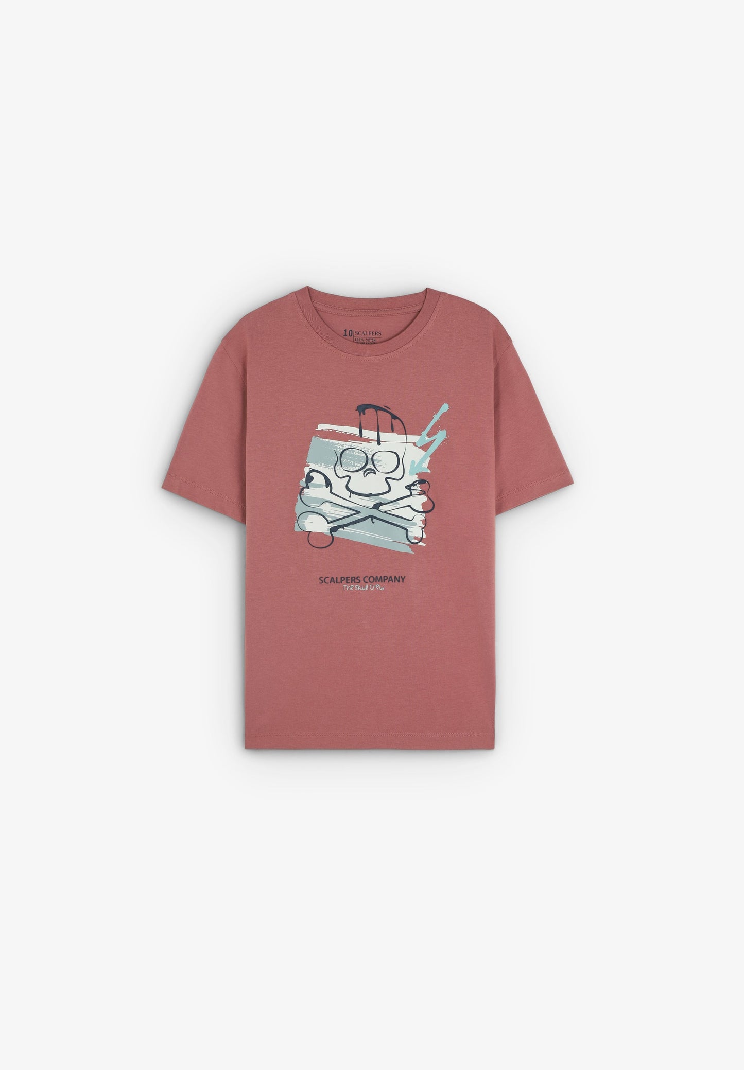 T-SHIRT WITH SKULL PRINT