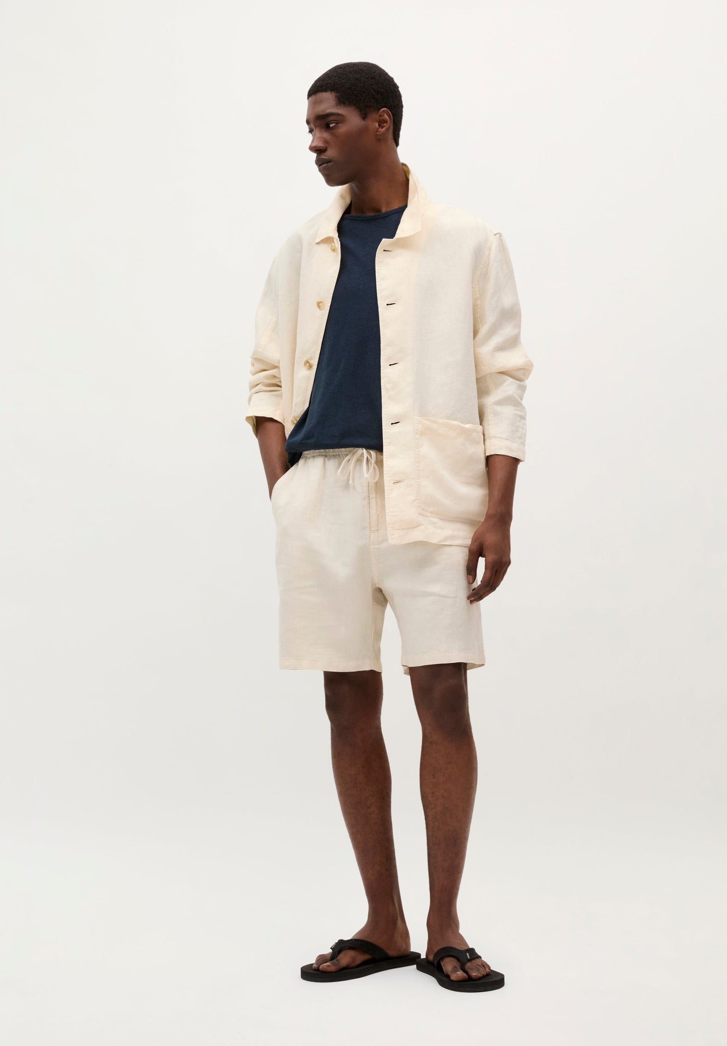 BASIC LINEN T-SHIRT
