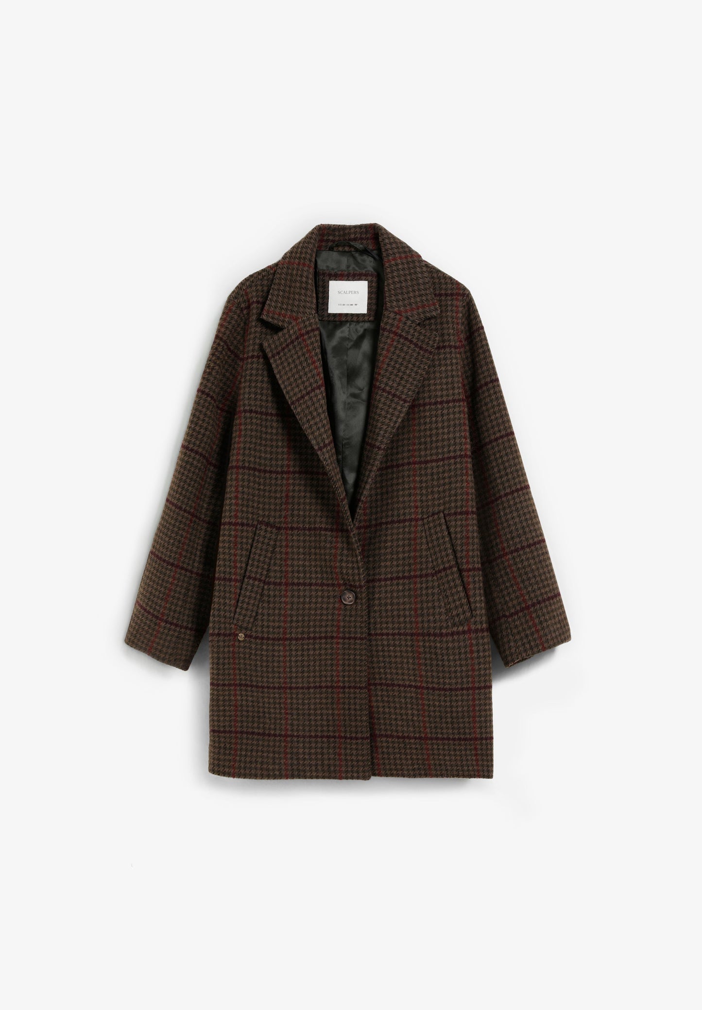 CHECK CLOTH COAT