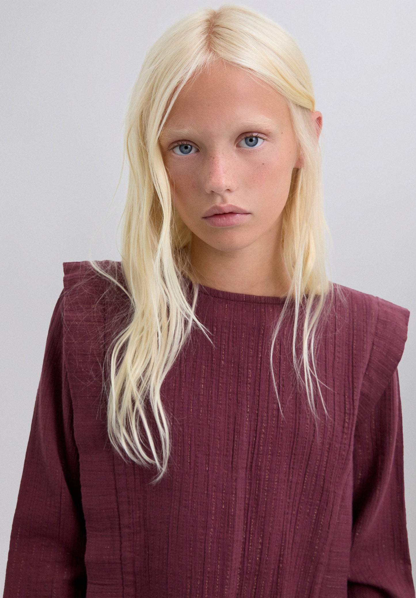 PLEATED BLOUSE