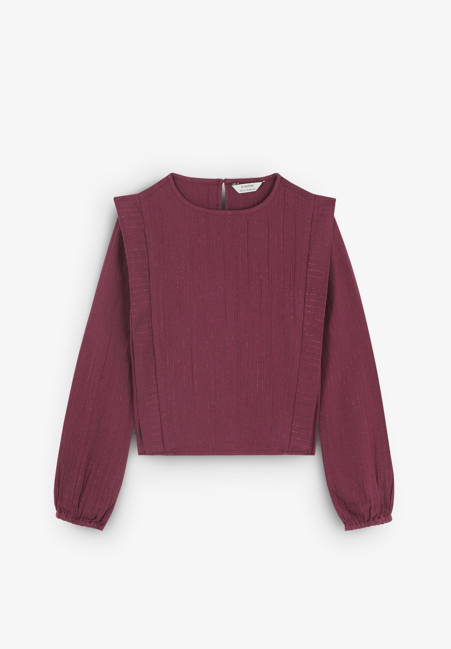 PLEATED BLOUSE