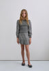 PRINTED RUFFLE SKIRT
