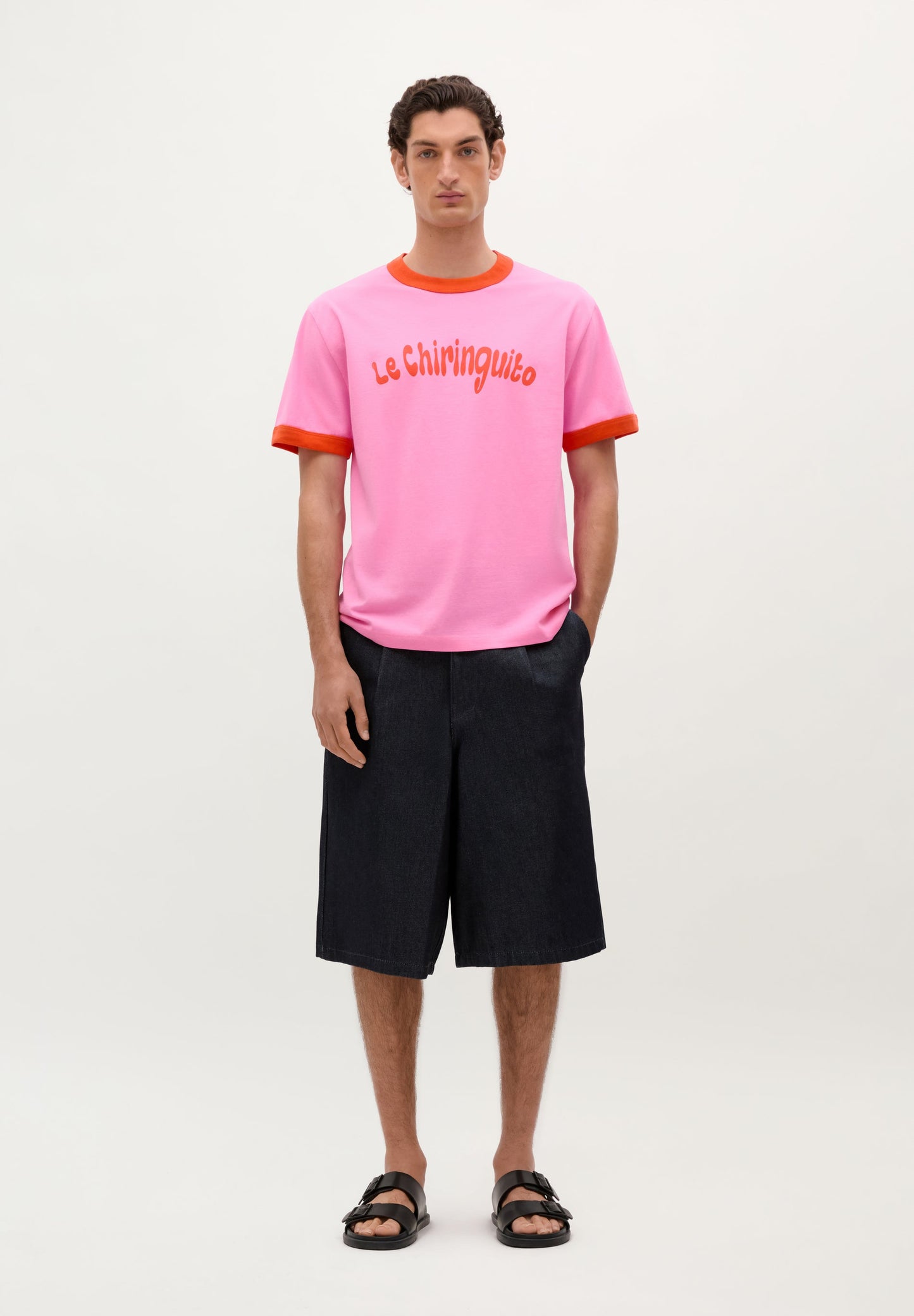 FRONT CONTRAST PRINT T-SHIRT | LE CHIRINGUITO
