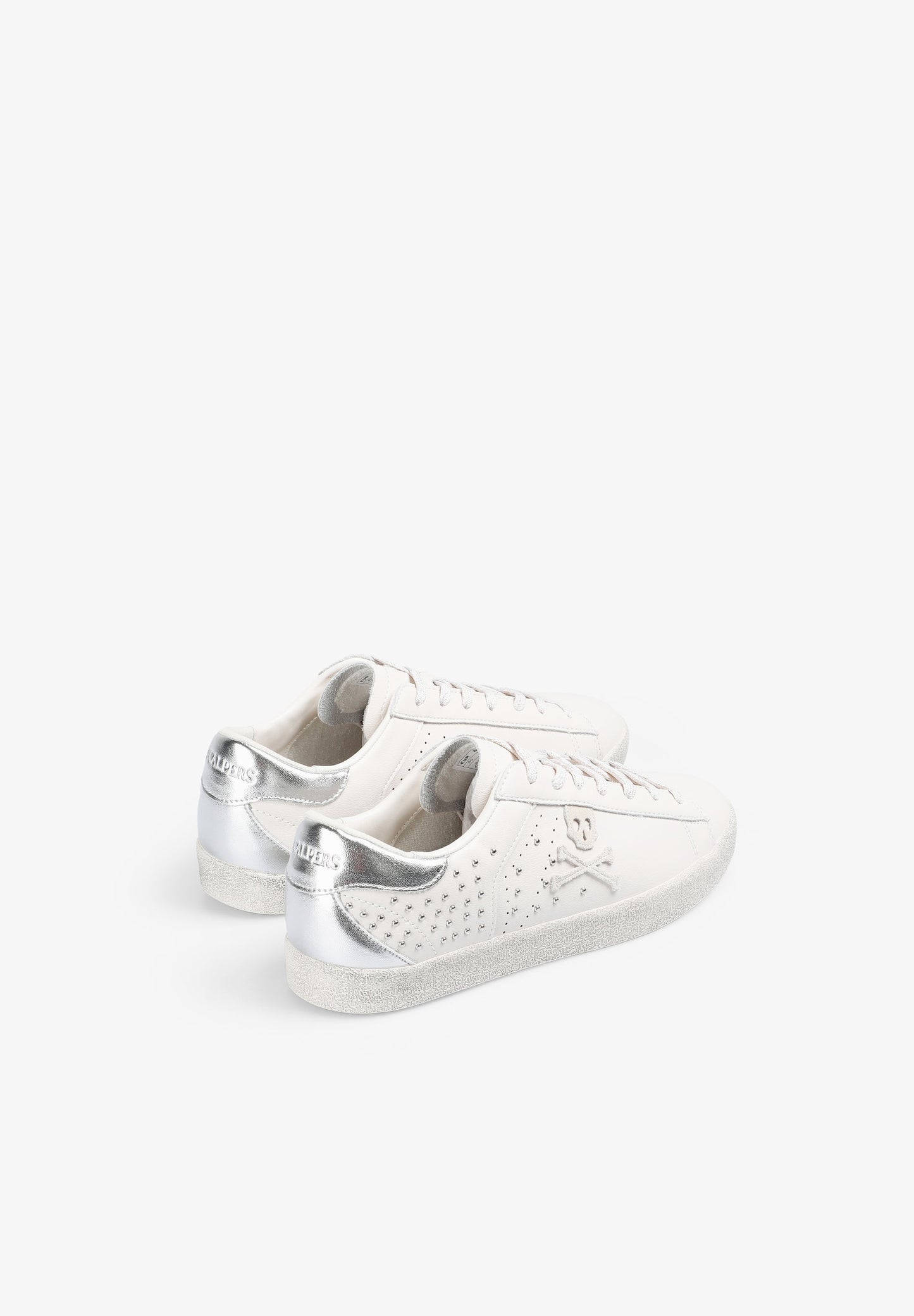 LEATHER SKULL SNEAKERS WITH STUDS