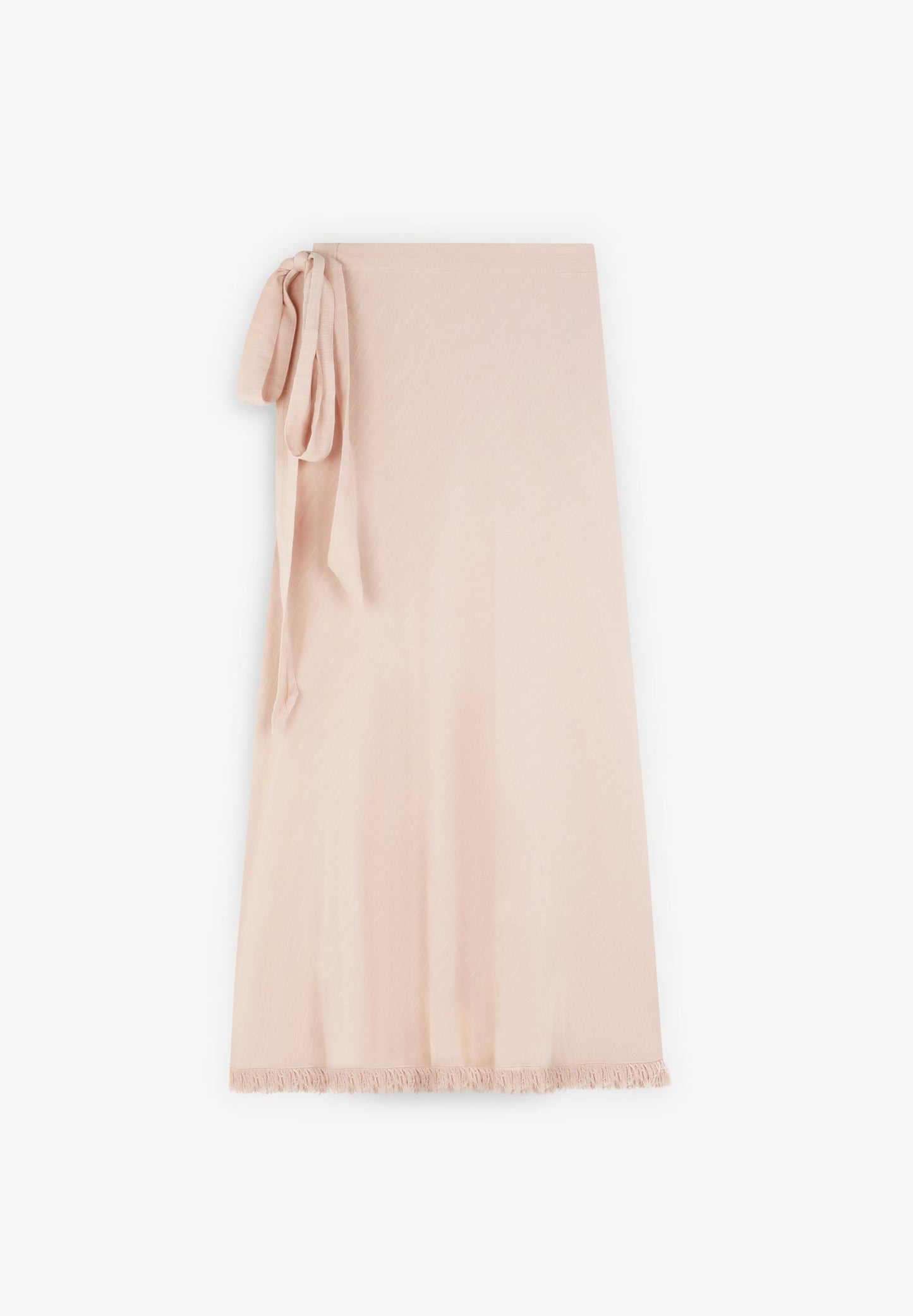FRINGED MIDI SKIRT