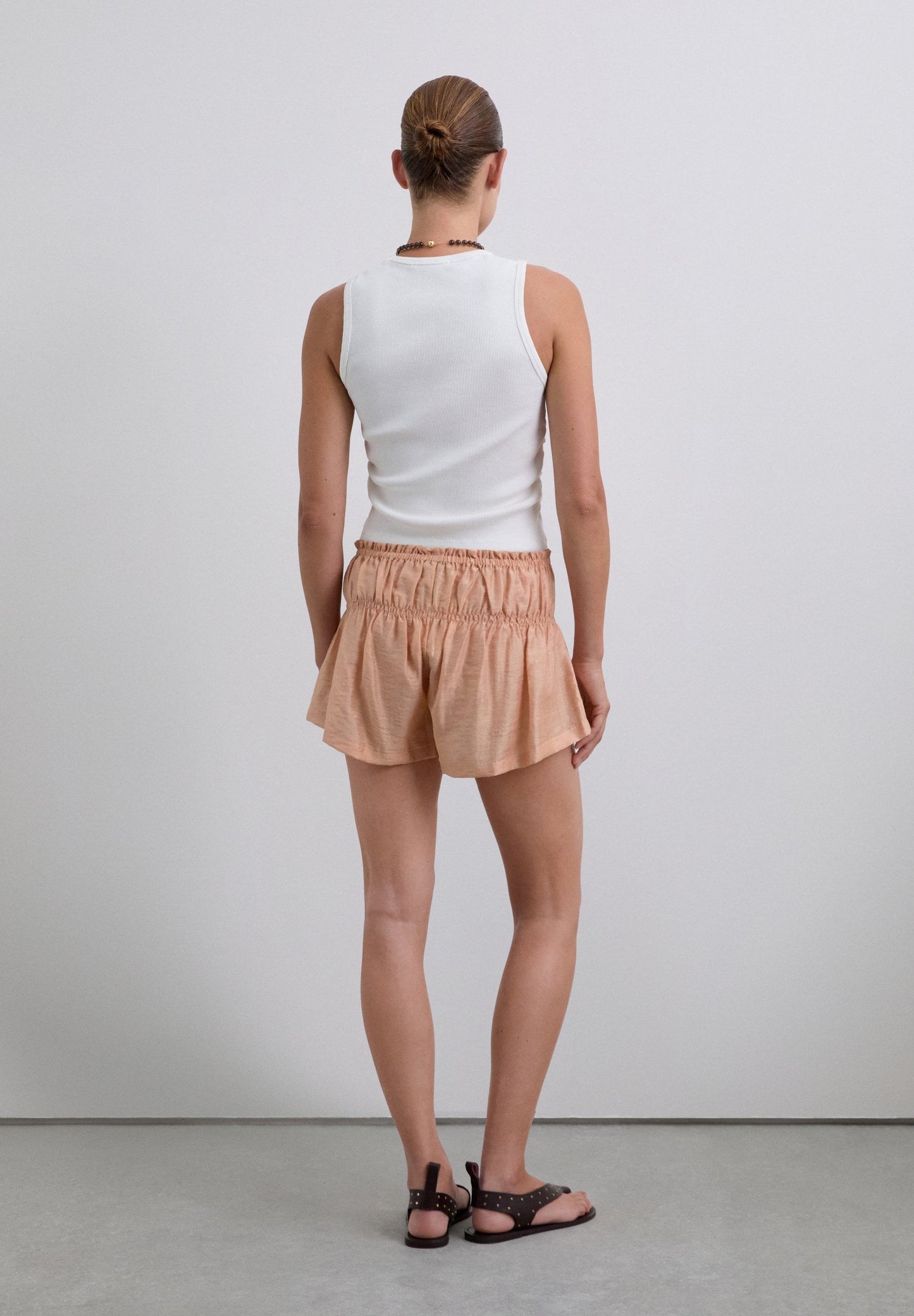 SMOCKED SHORTS