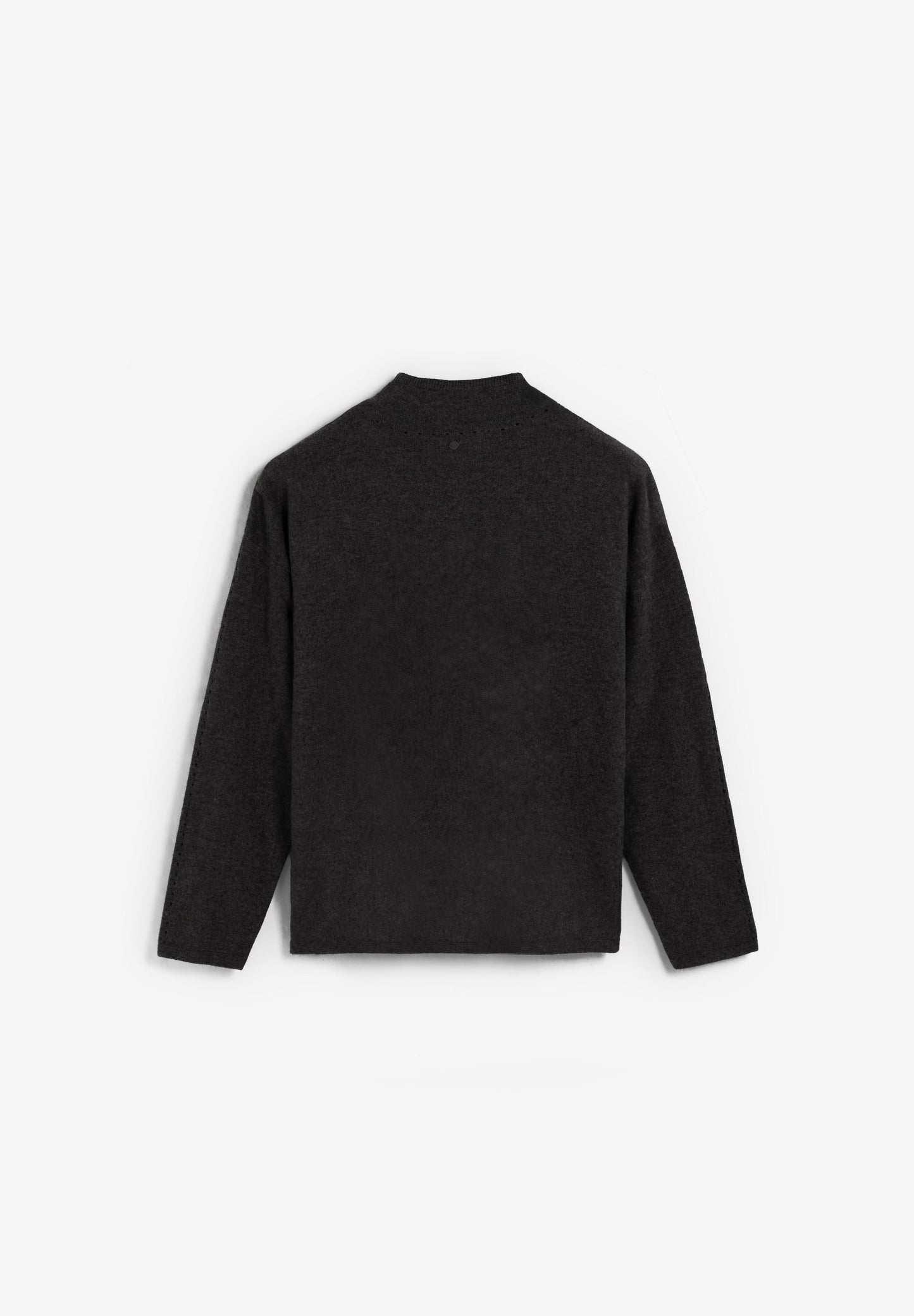 WOOL BLEND HIGH NECK SWEATER