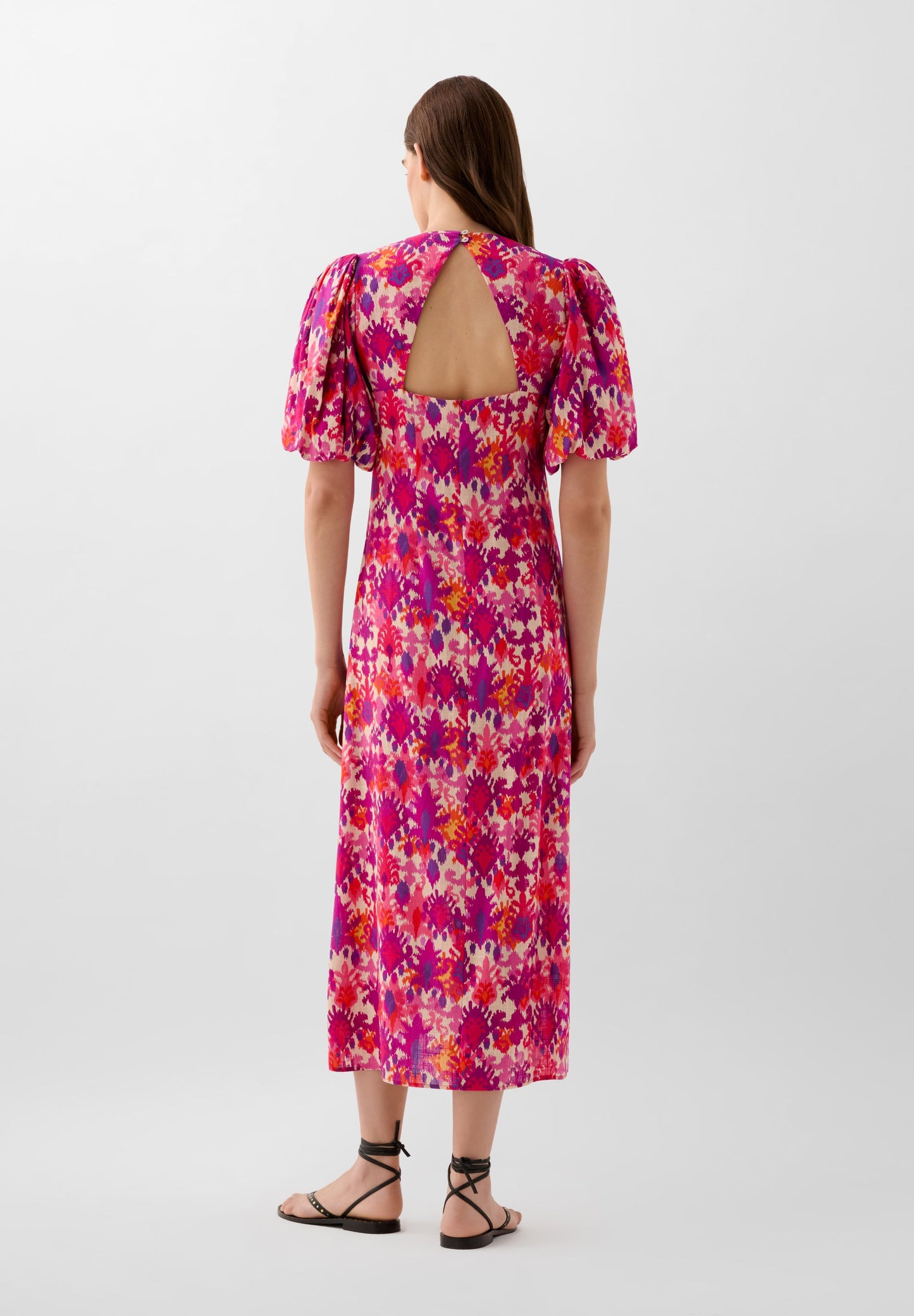 ETHNIC MIDI DRESS
