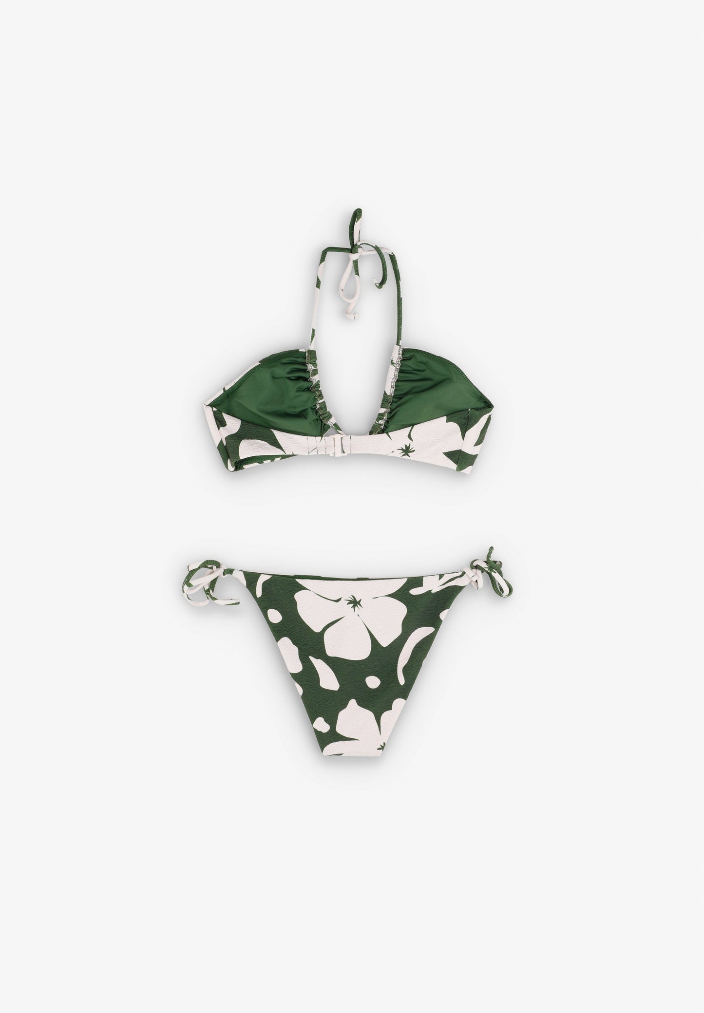 FLORAL HALTY BIKINI BOTTOM WITH TIES | ROBIN X SCALPERS