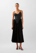 SEQUIN BODICE DRESS