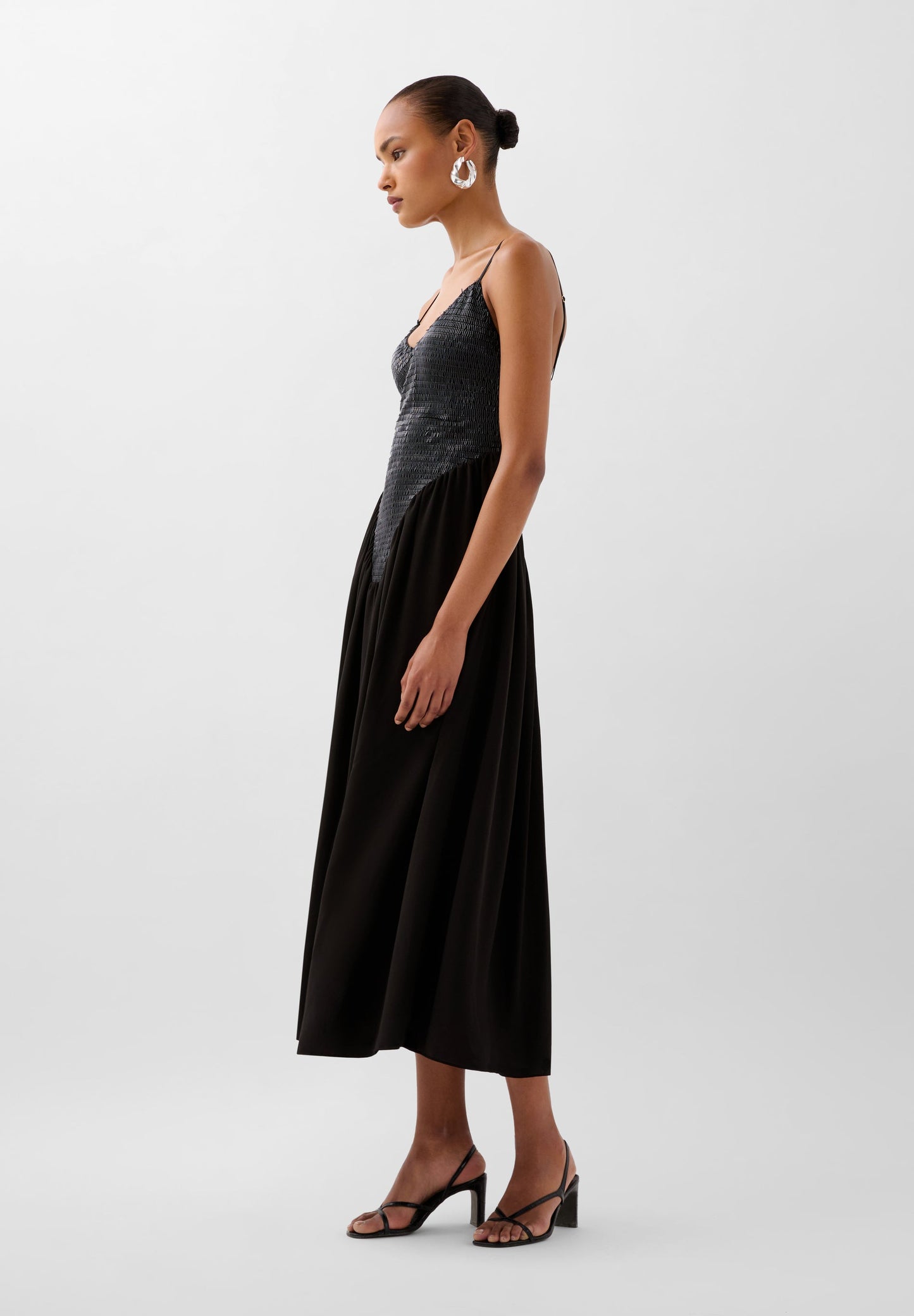SEQUIN BODICE DRESS