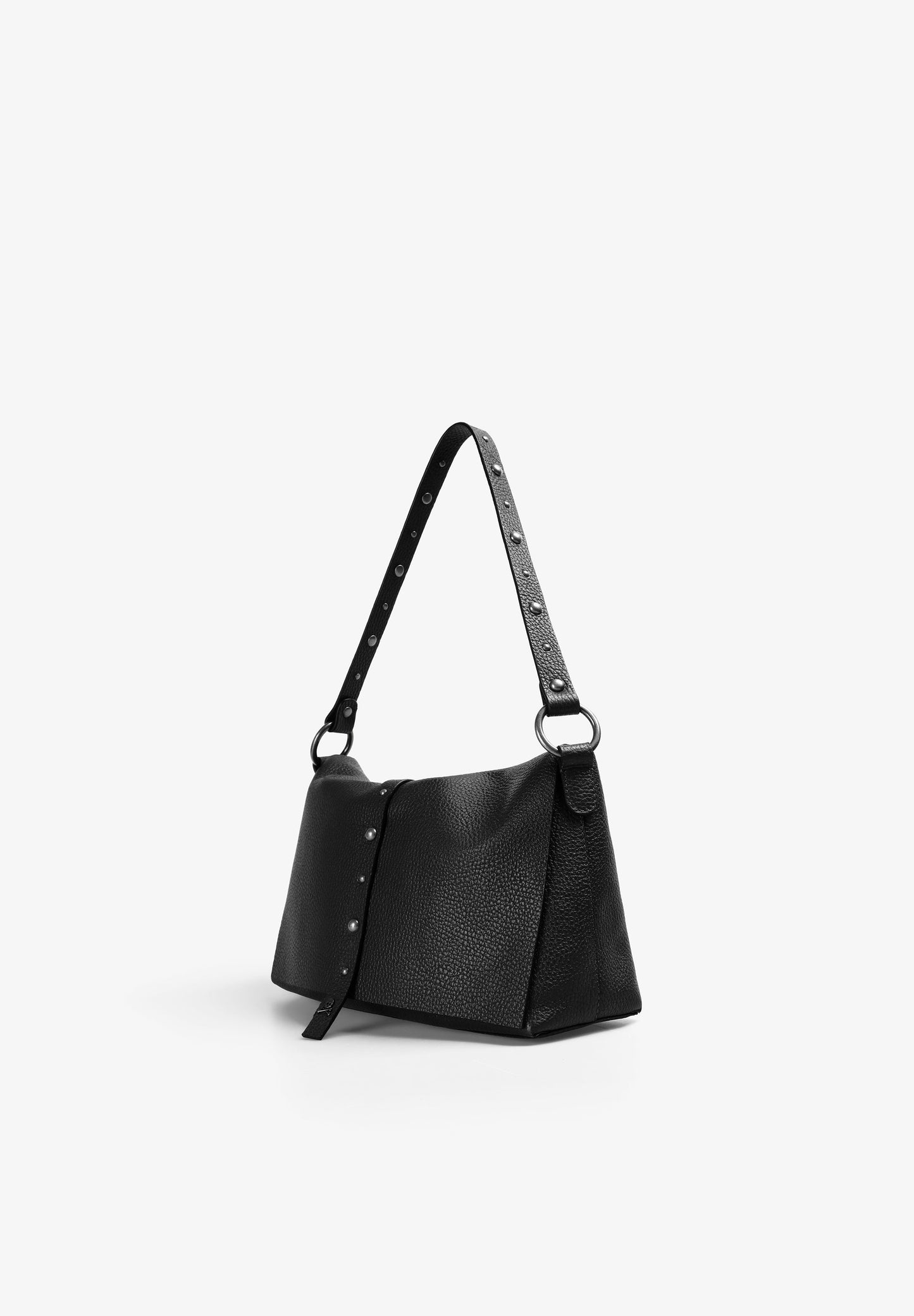 LEATHER BAG WITH STUD DETAIL