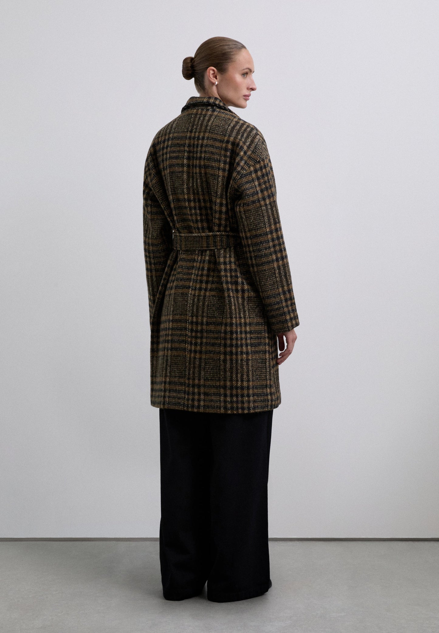 SCBLACKCHECK COAT