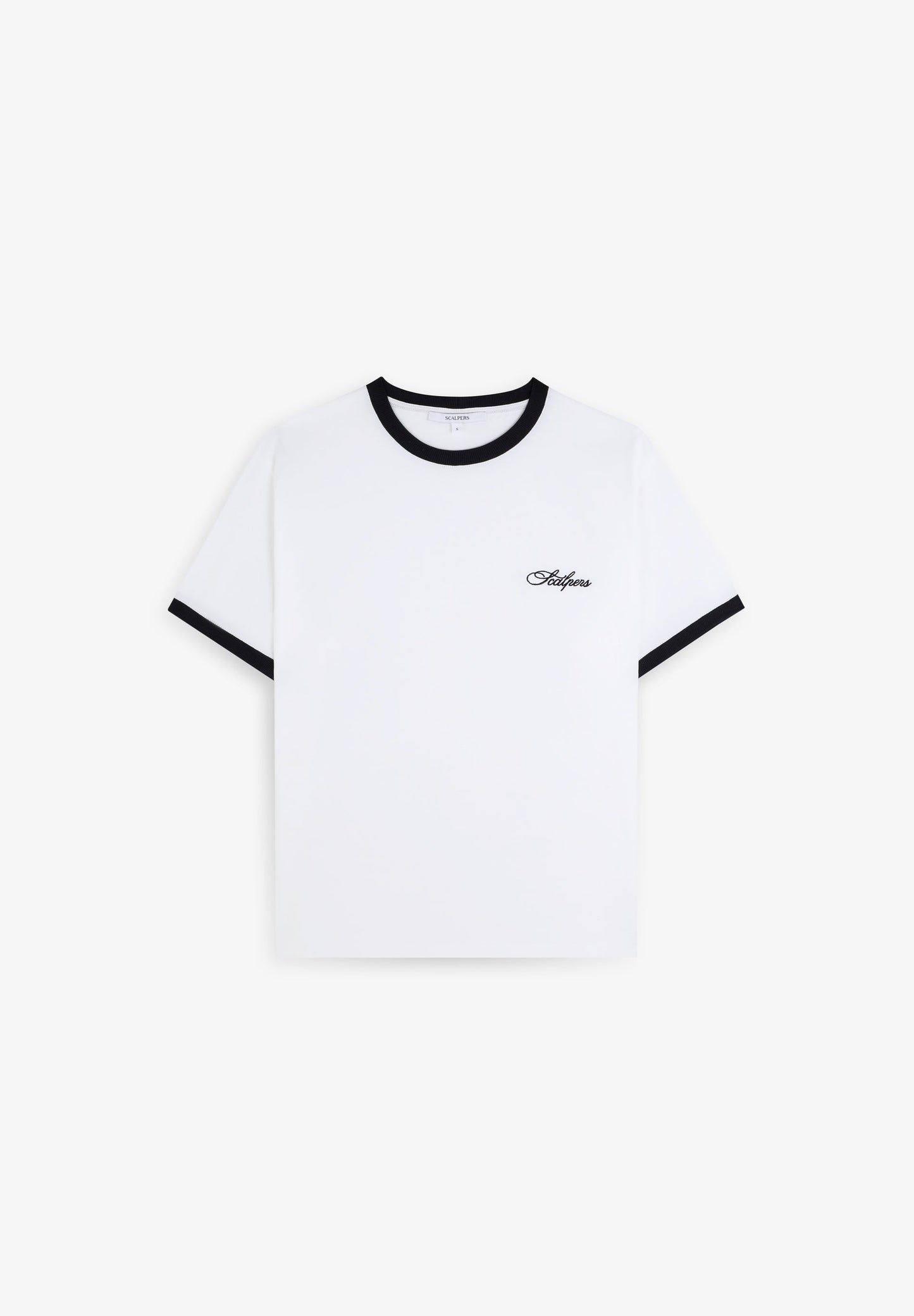 TWO-TONE RIBBED CONTRAST T-SHIRT
