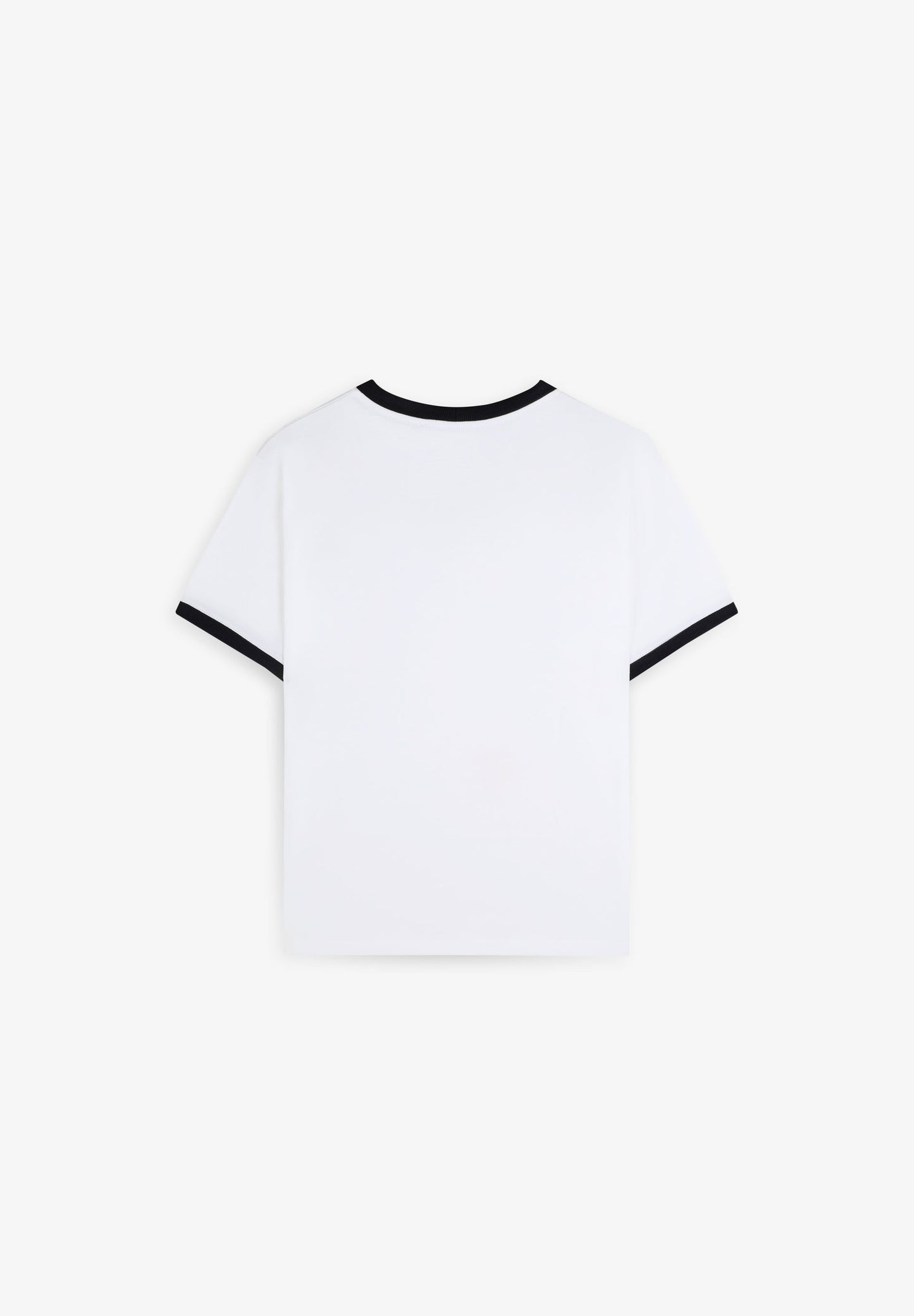 TWO-TONE RIBBED CONTRAST T-SHIRT