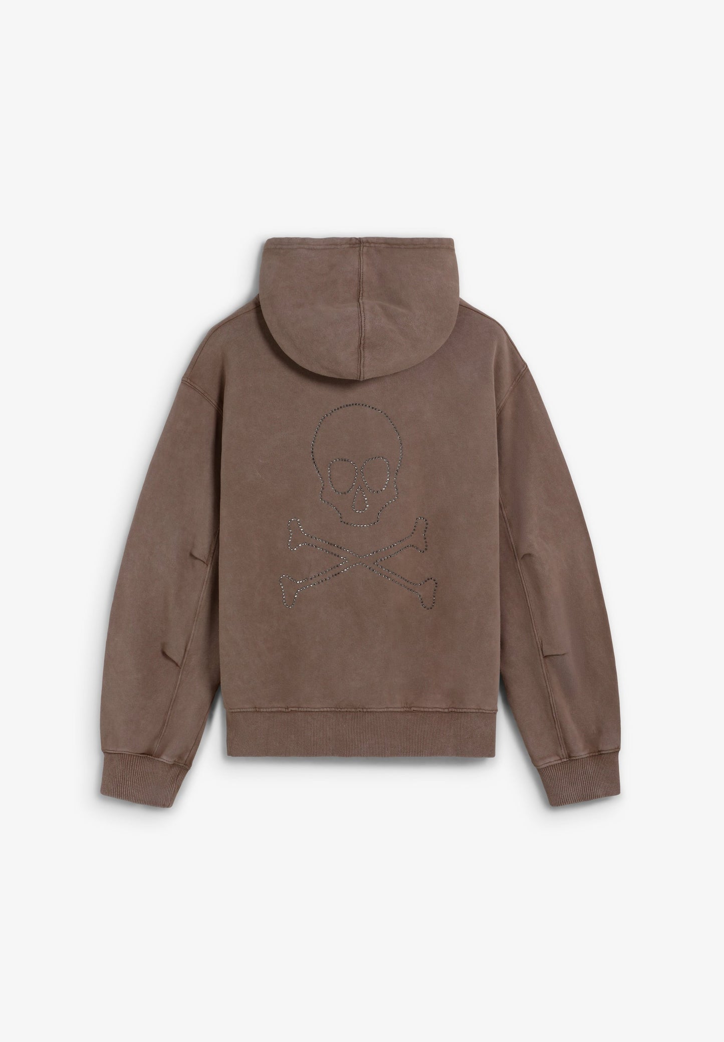 FADED SWEATSHIRT STUDDED SKULL