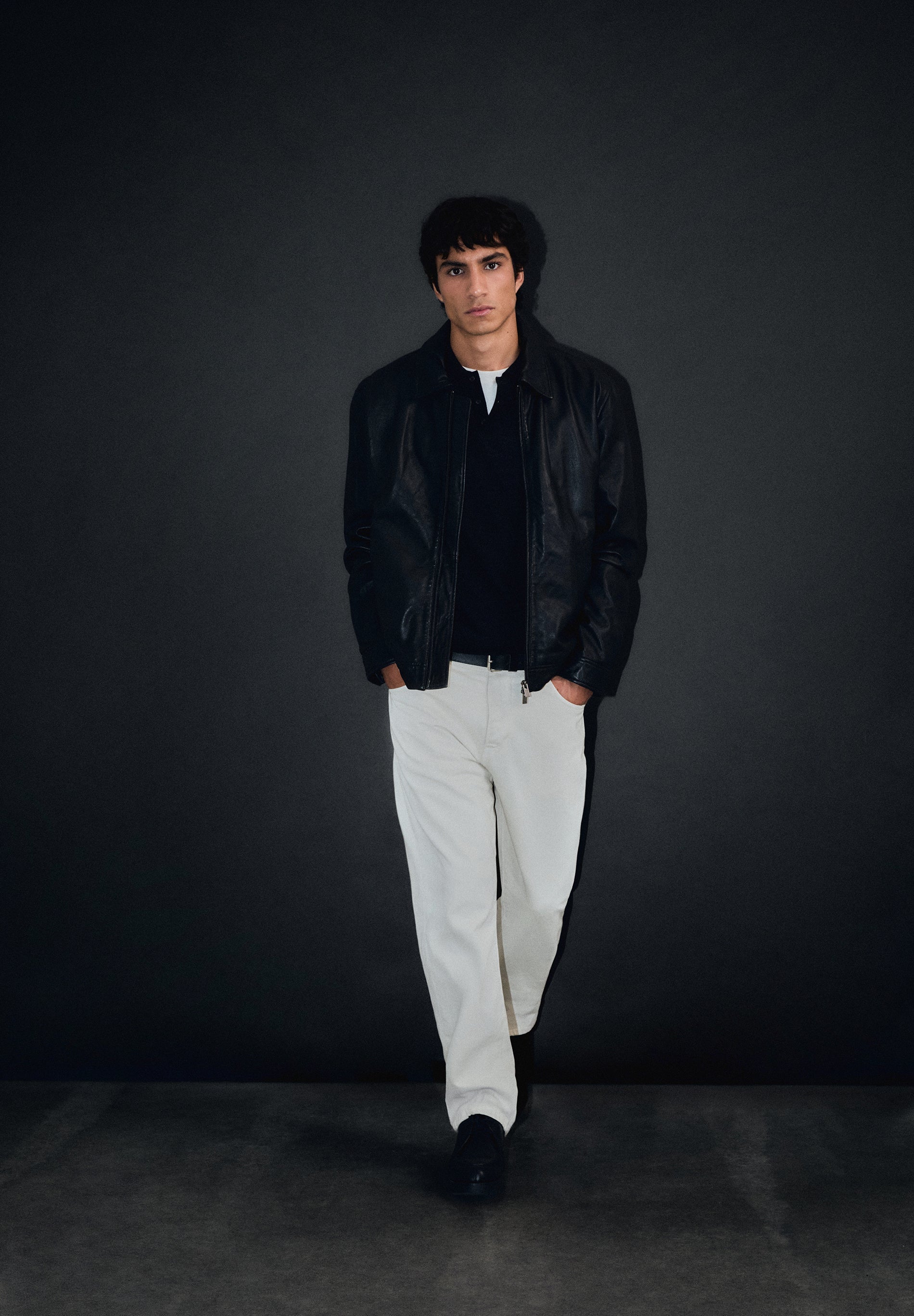 STRAIGHT LOGO TROUSERS