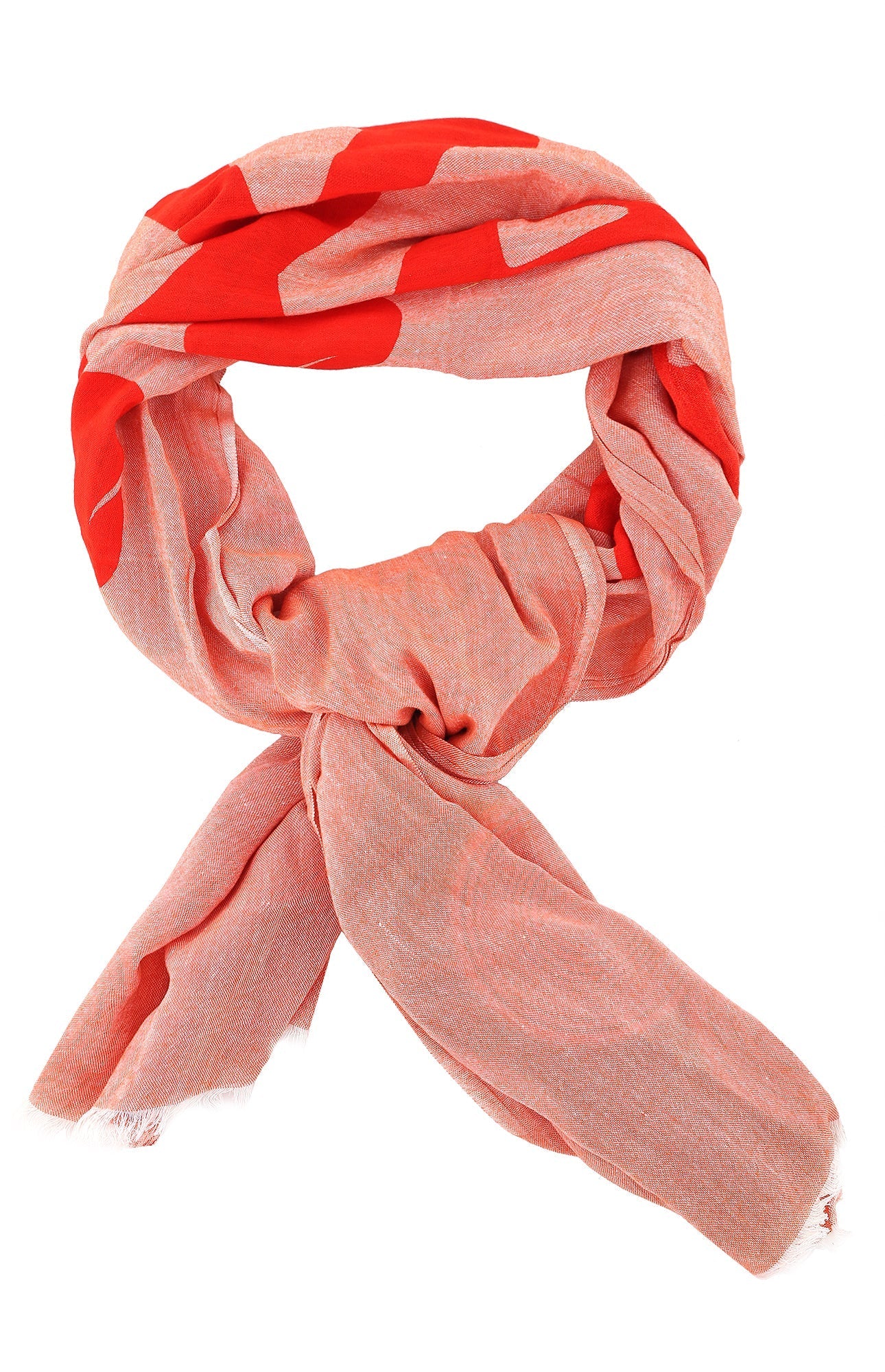 SKULL OXFORD PASHMINA ORANGE