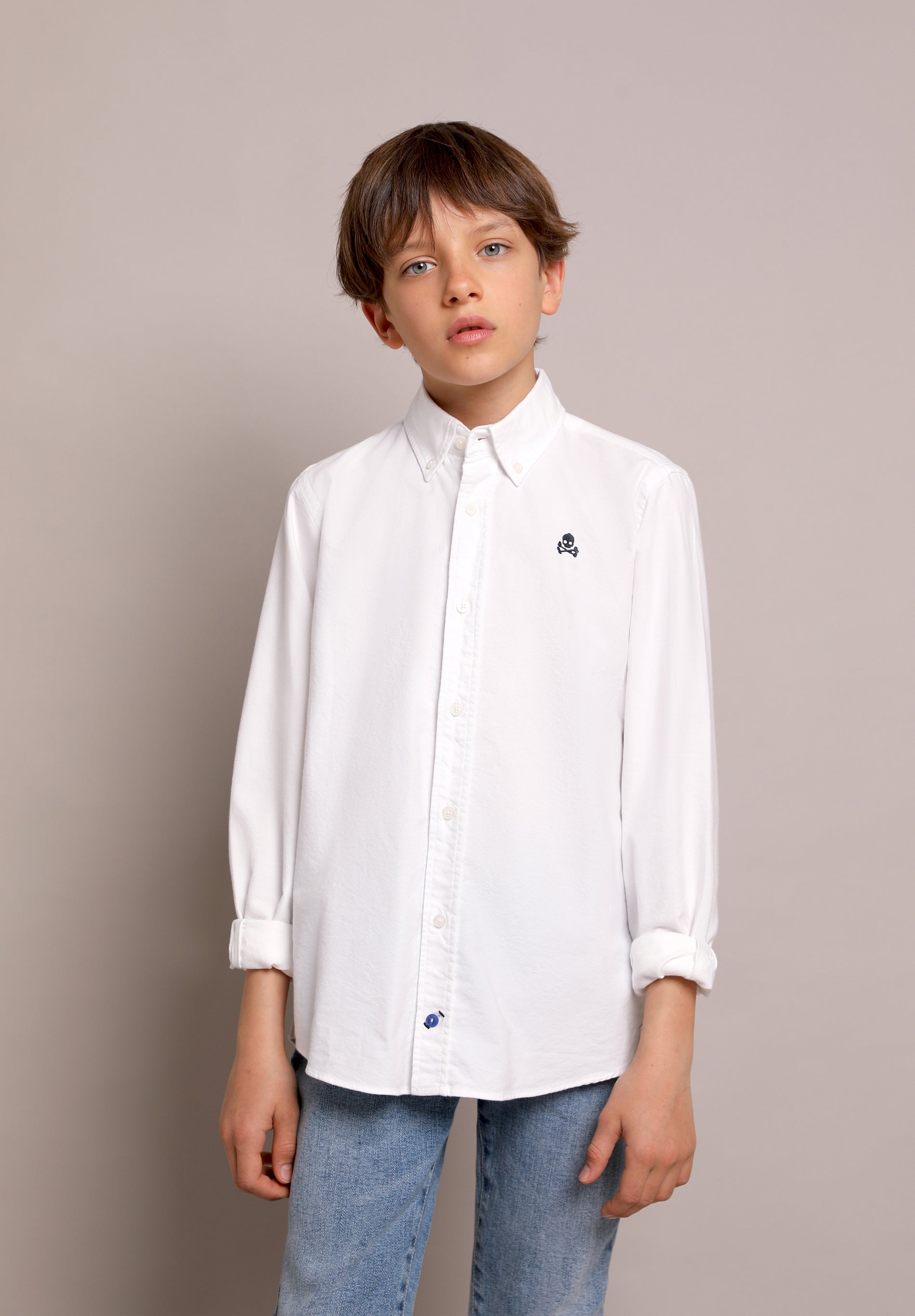 OXFORD SHIRT WITH BUTTON-DOWN COLLAR