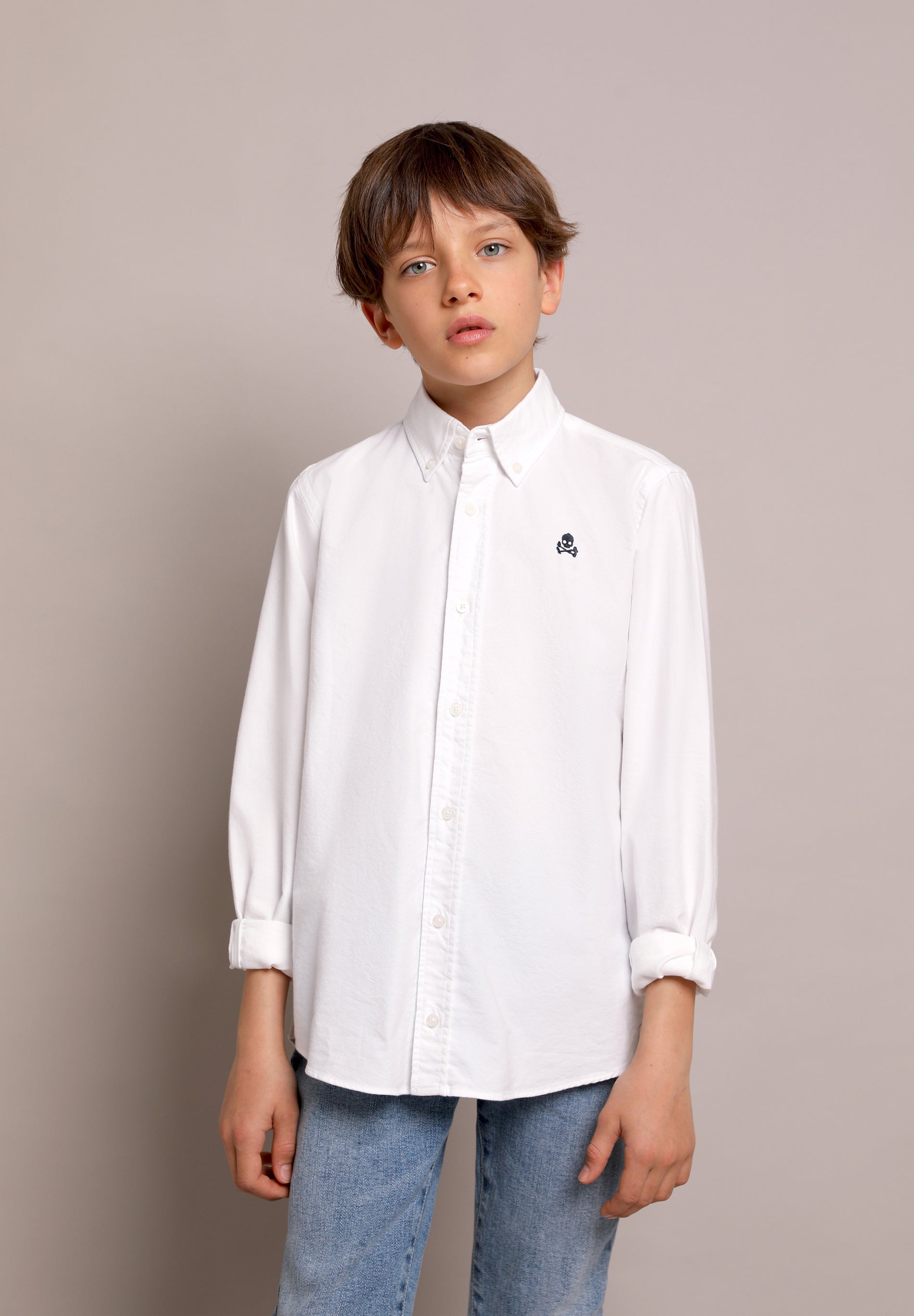 OXFORD SHIRT WITH BUTTON-DOWN COLLAR