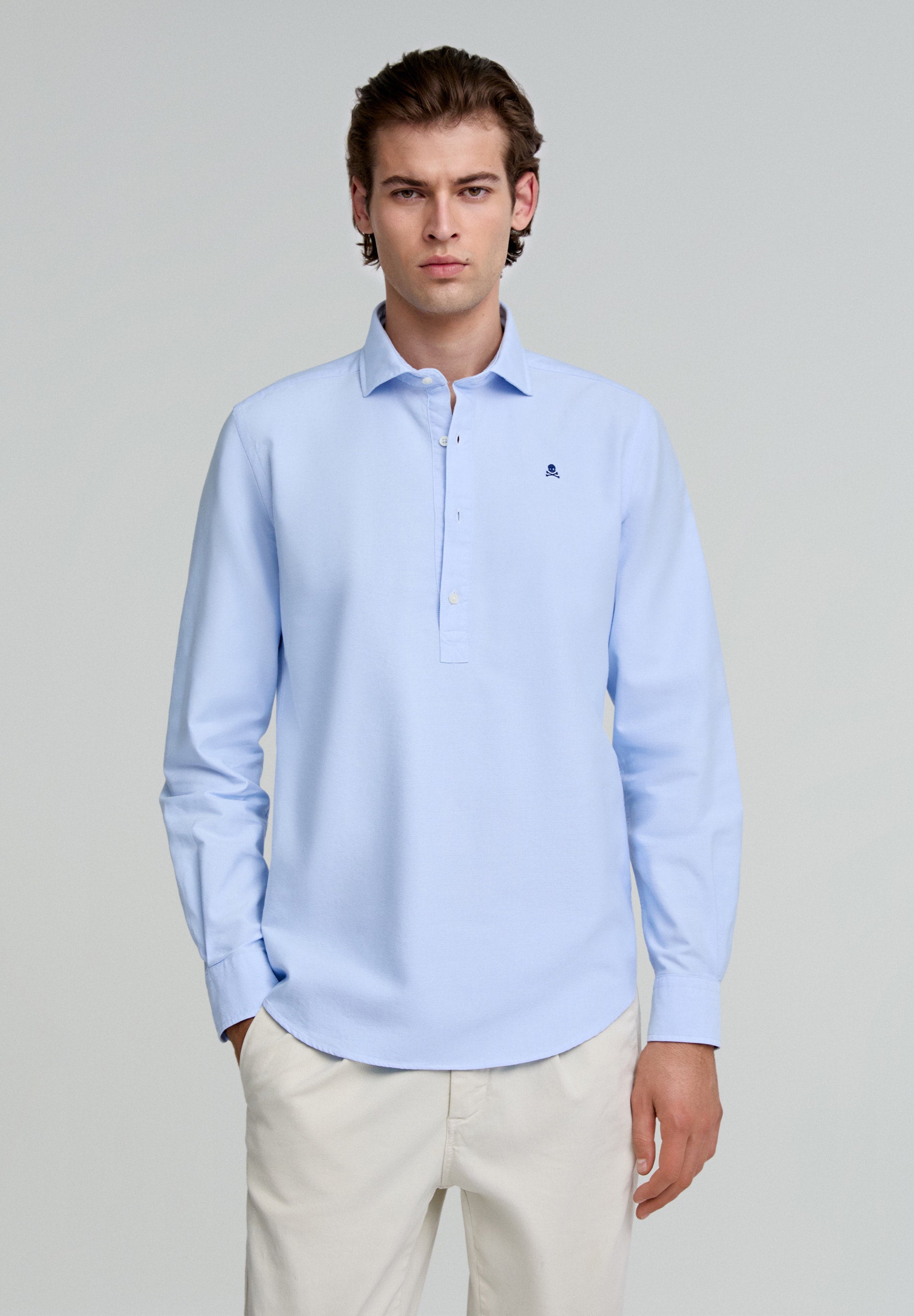 SKULL POPOVER SHIRT