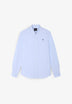 OXFORD SHIRT WITH CONTRAST SKULL PRINT