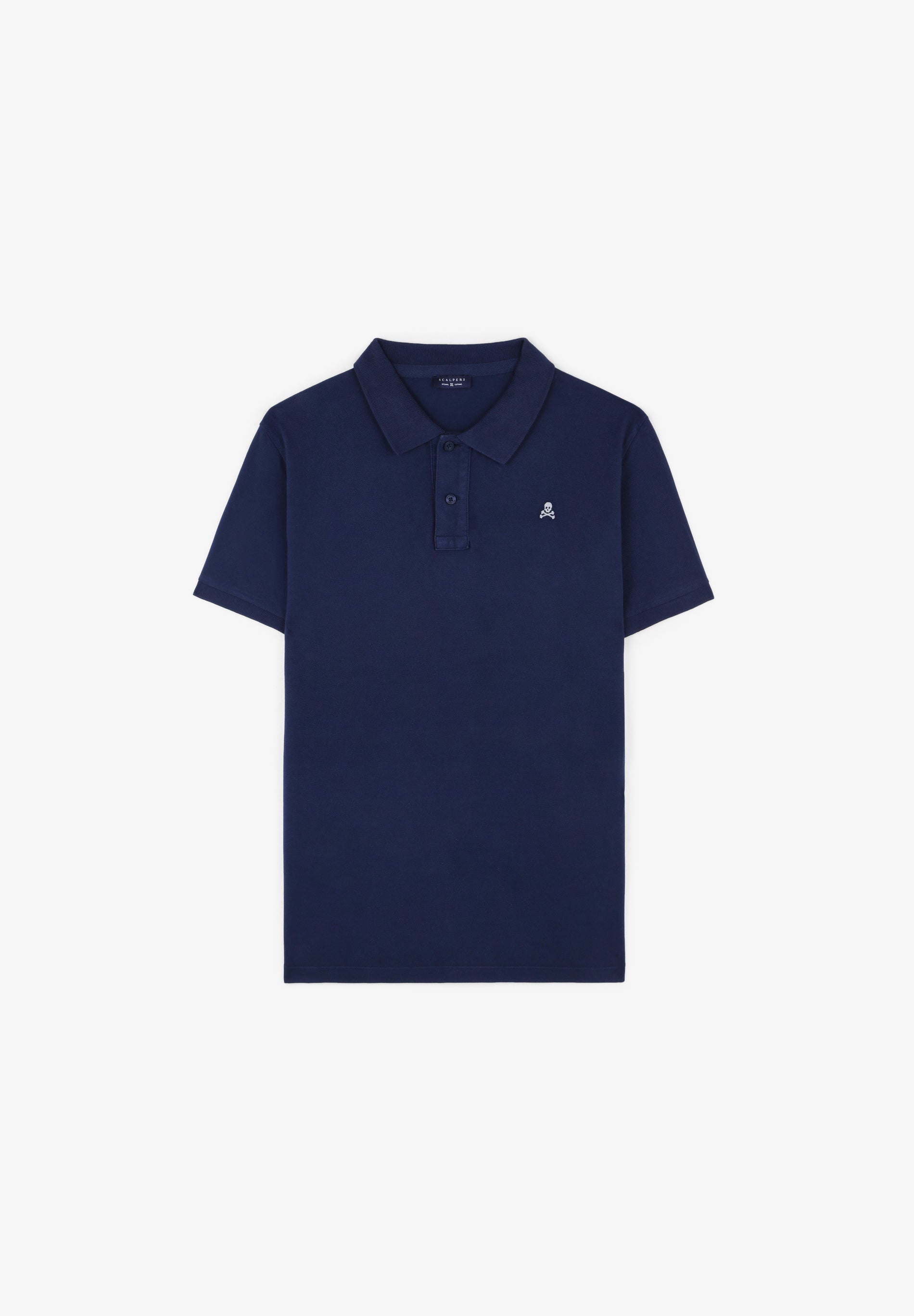 BASIC POLO SHIRT WITH CONTRAST SKULL