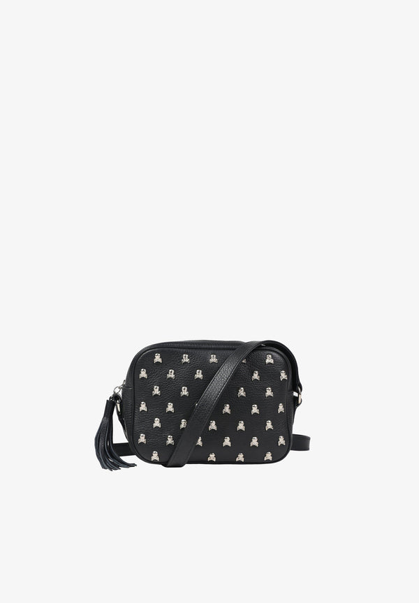BAG WITH ALL-OVER SKULL PRINT