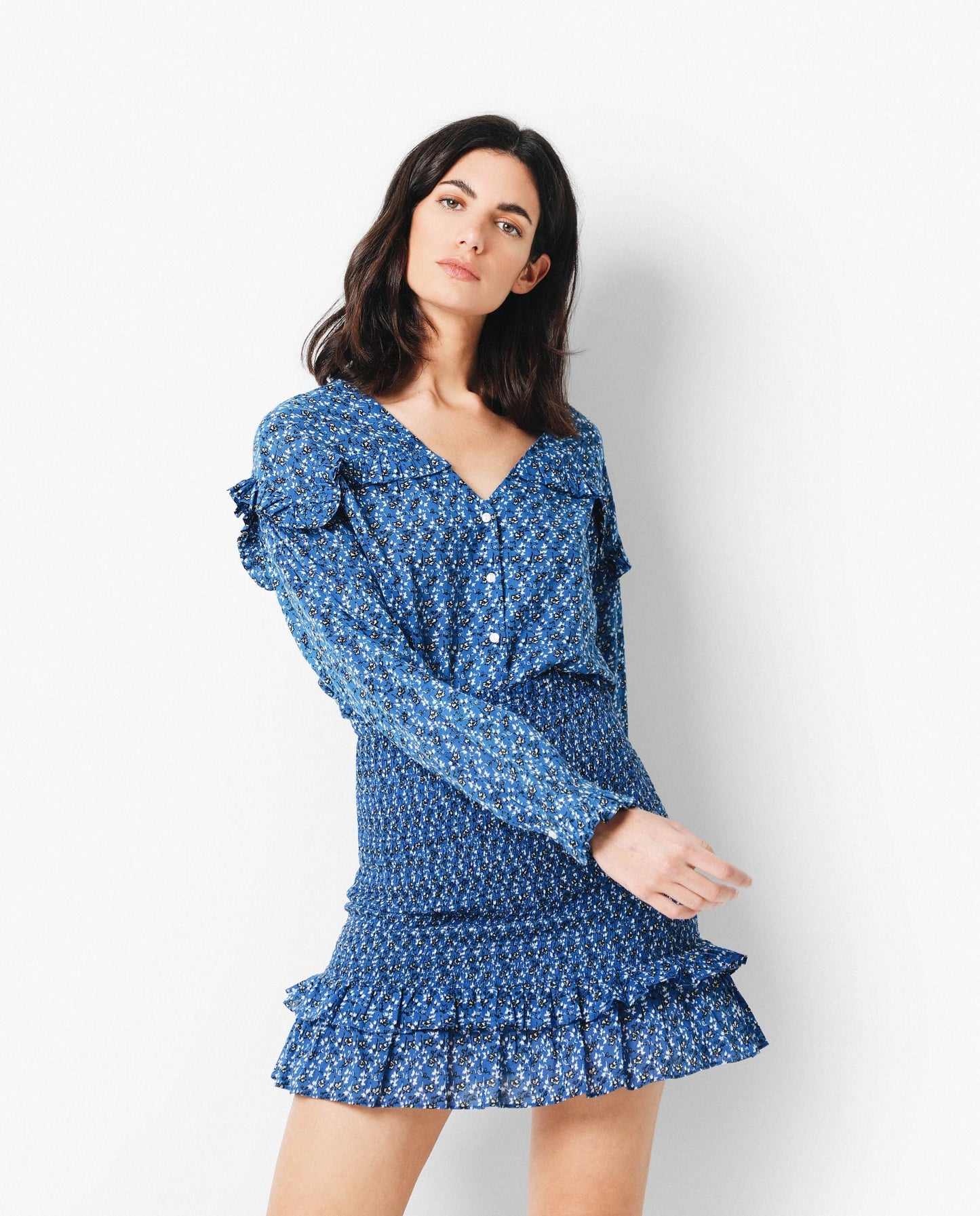 CAMISA FLORES VOLANTES