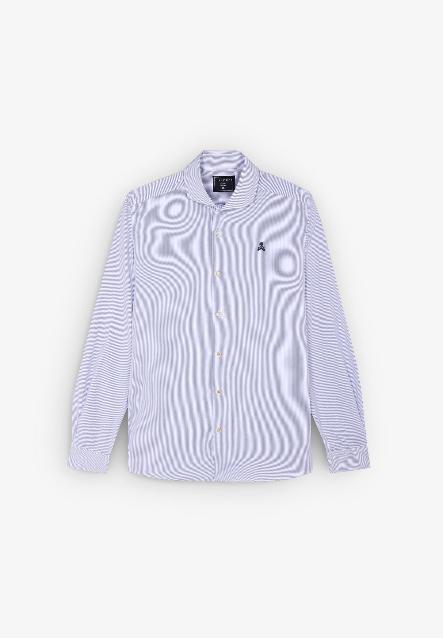 CAMISA VESTIR RAYAS CALAVERA CONTRASTE - Scalpers