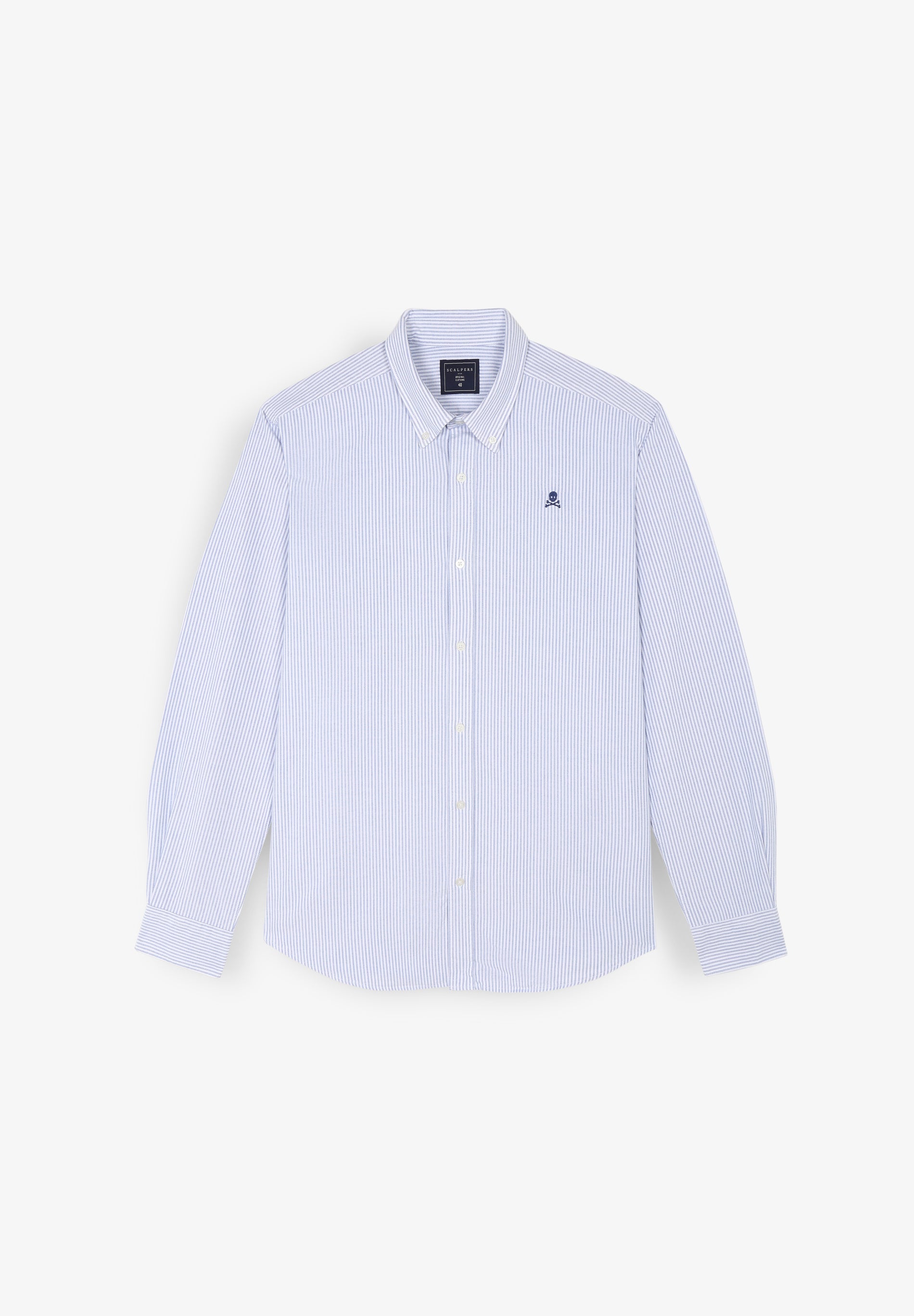 CAMISA OXFORD CALAVERA CONTRASTE