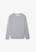 BASIC SWEATSHIRT WITH CONTRAST EMBROIDERY