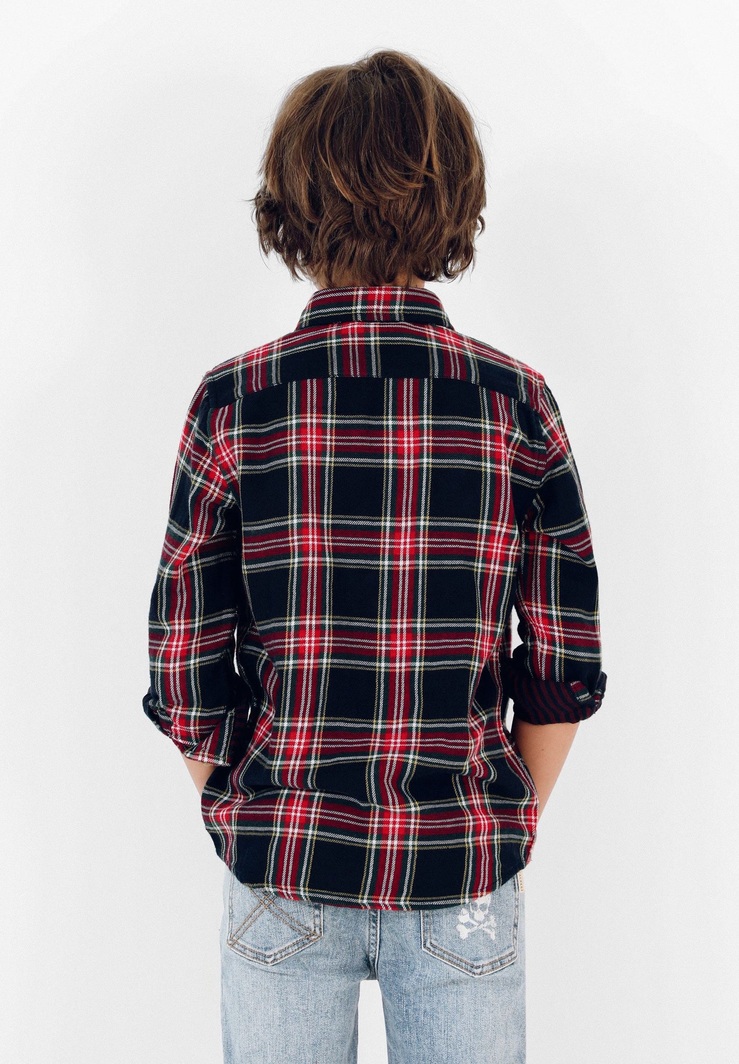 CAMISA TARTÁN DOBLE ESTAMPADO