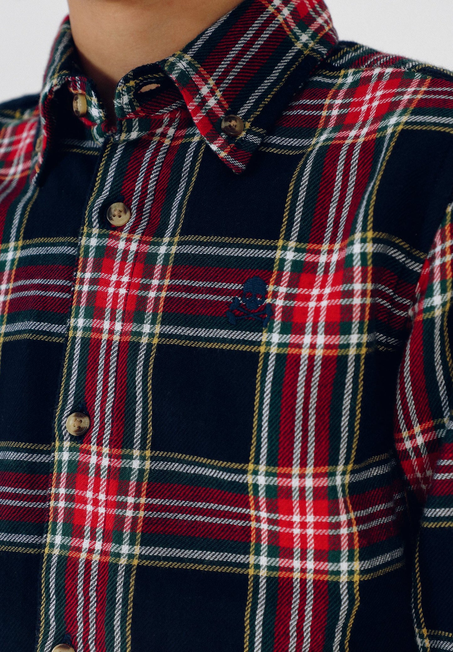 CAMISA TARTÁN DOBLE ESTAMPADO