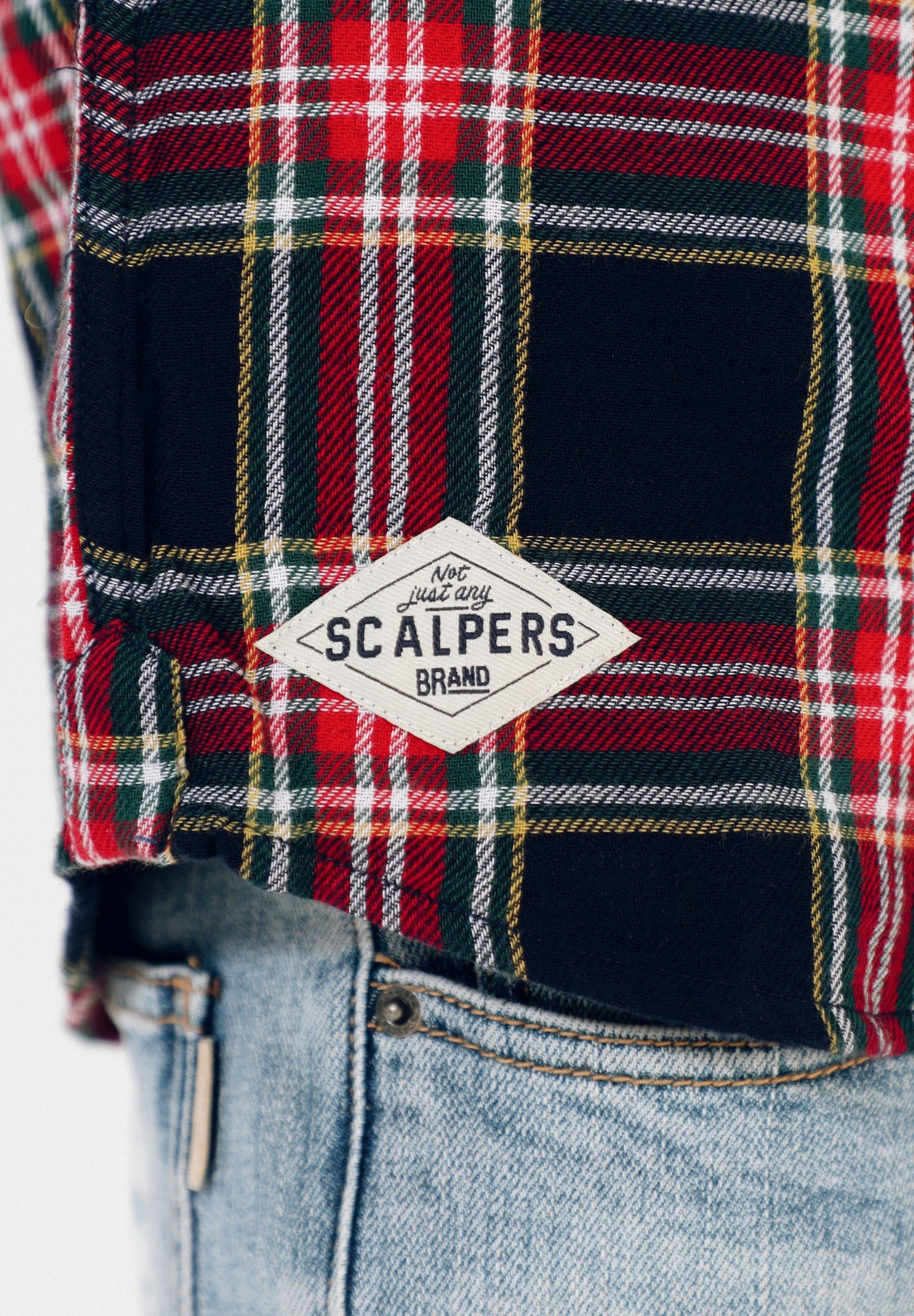 CAMISA TARTÁN DOBLE ESTAMPADO