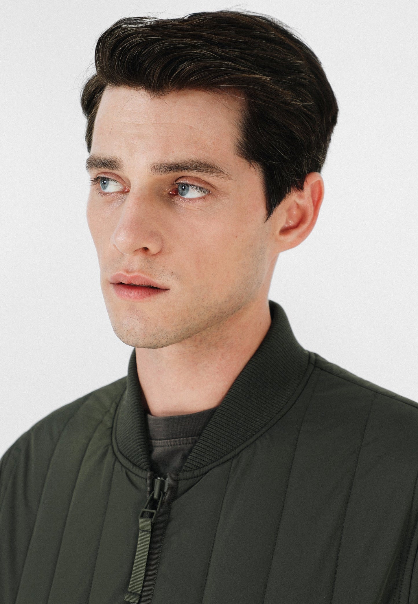 CHAQUETA ACOLCHADA CUELLO RIB