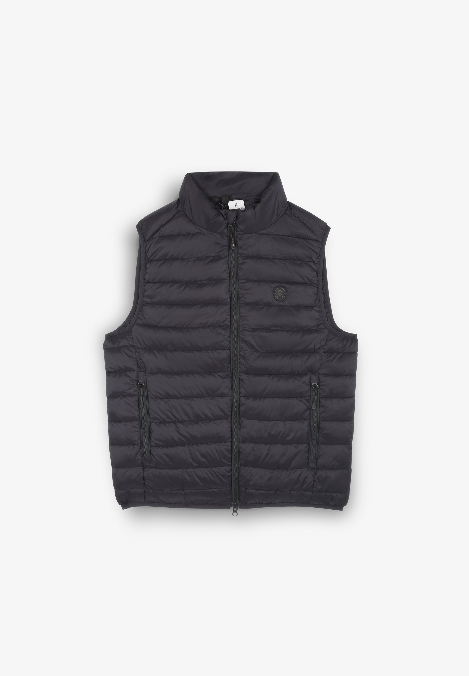 PUFFER VEST WITH SKULL