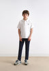 BASIC POLO SHIRT WITH SKULL DETAIL